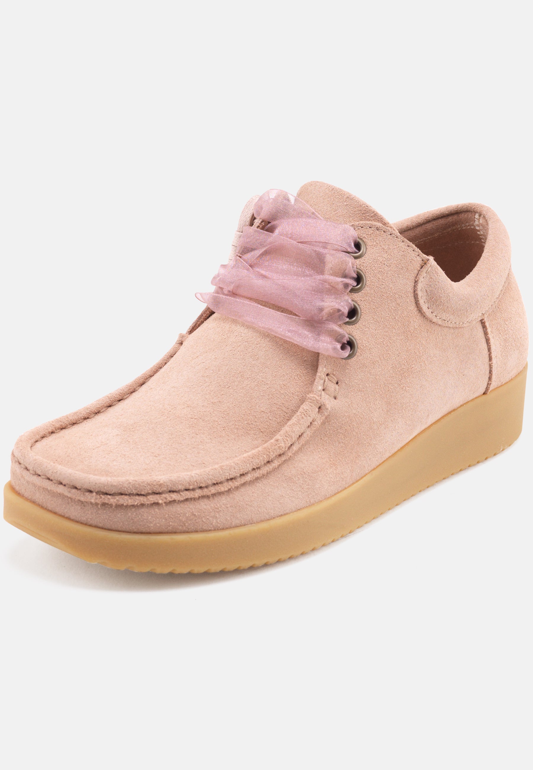 Nature Footwear Anna Sko Suede Shoe 006 Light Rose