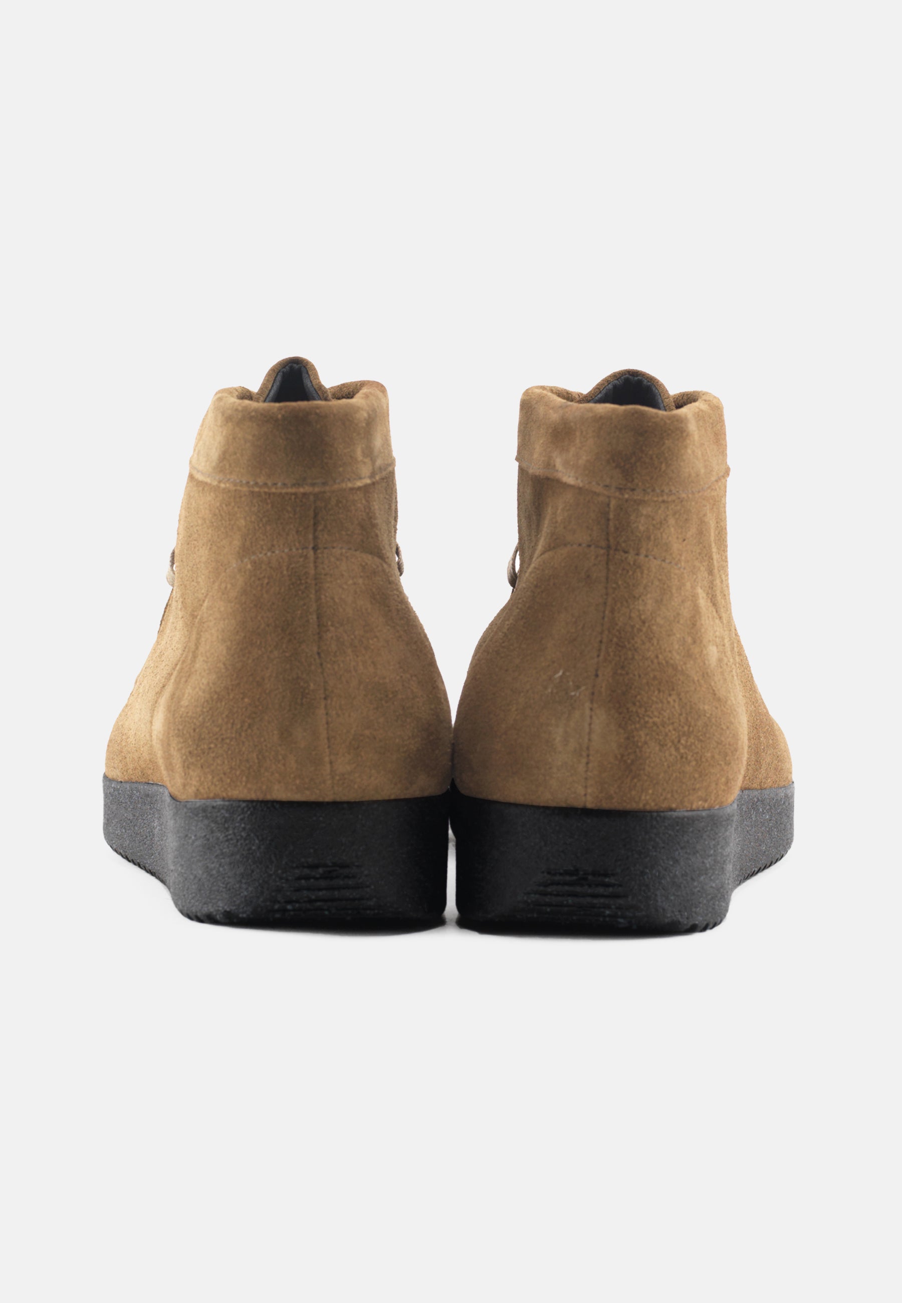 Nature Footwear Anton Snørestøvle Suede Læder farve Olive med sort sål i PU