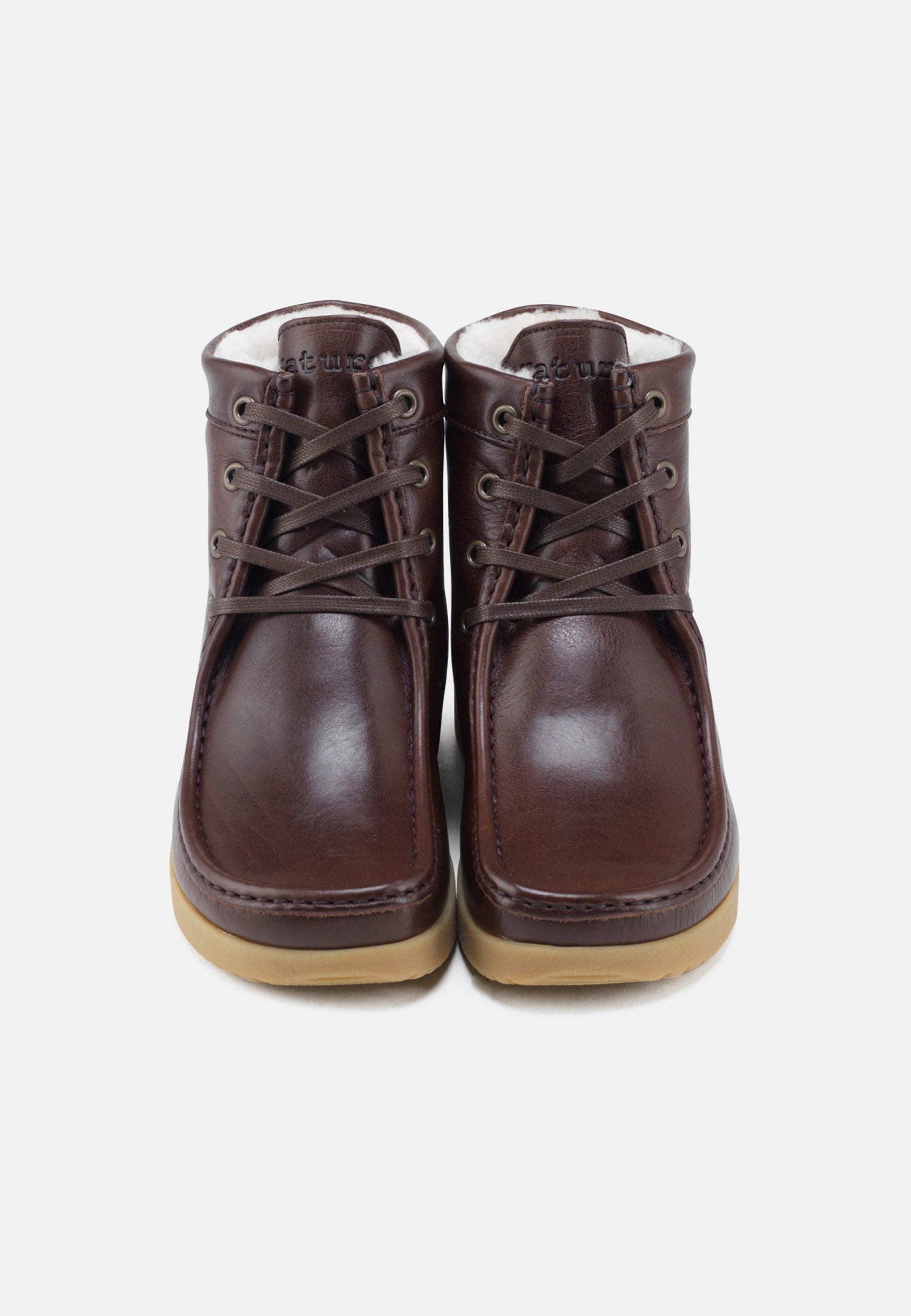 Nature Footwear Asta Varmforet Støvle Leather Warm linned Boot 018 Coffee