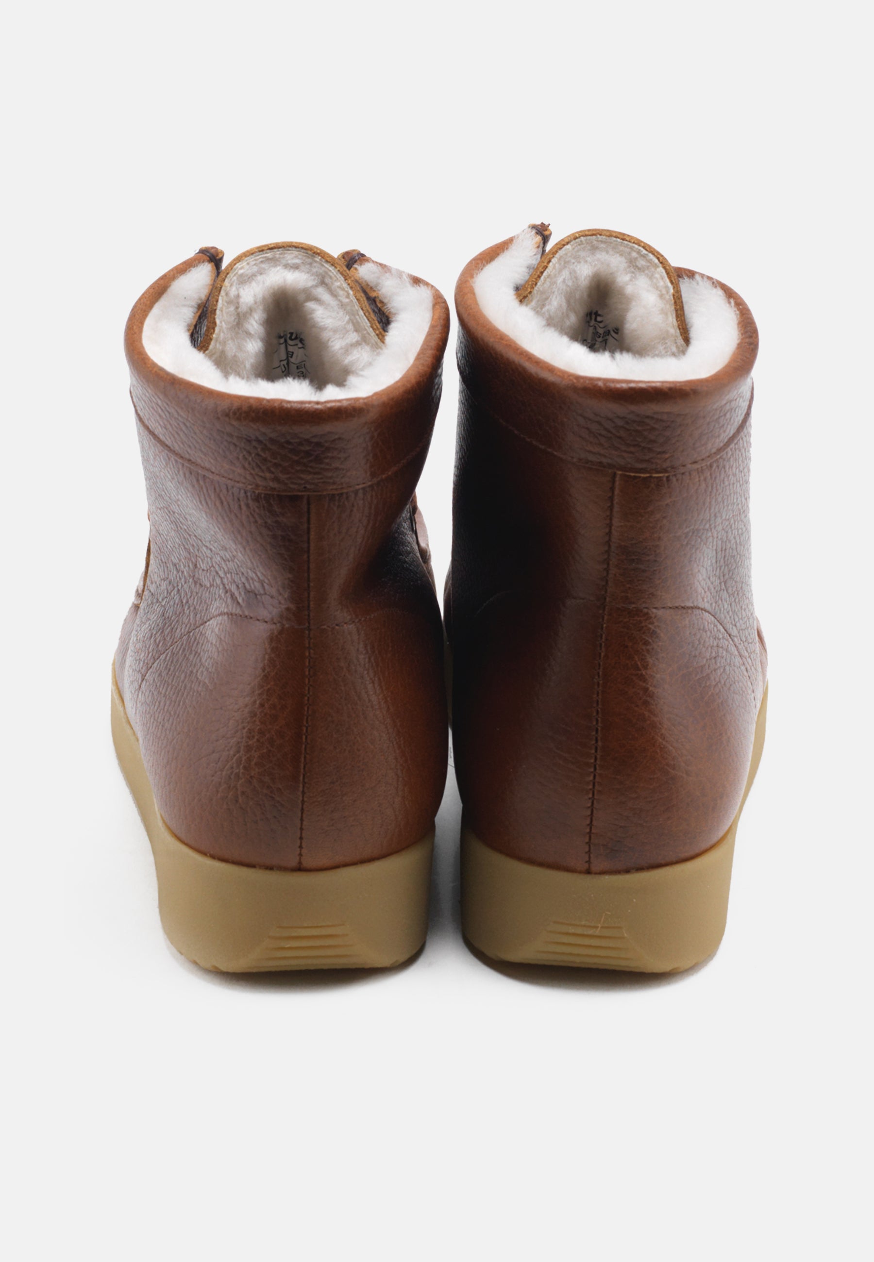 Nature Footwear Asta Varmforet Støvle Leather Warm linned Boot 114 Tobacco