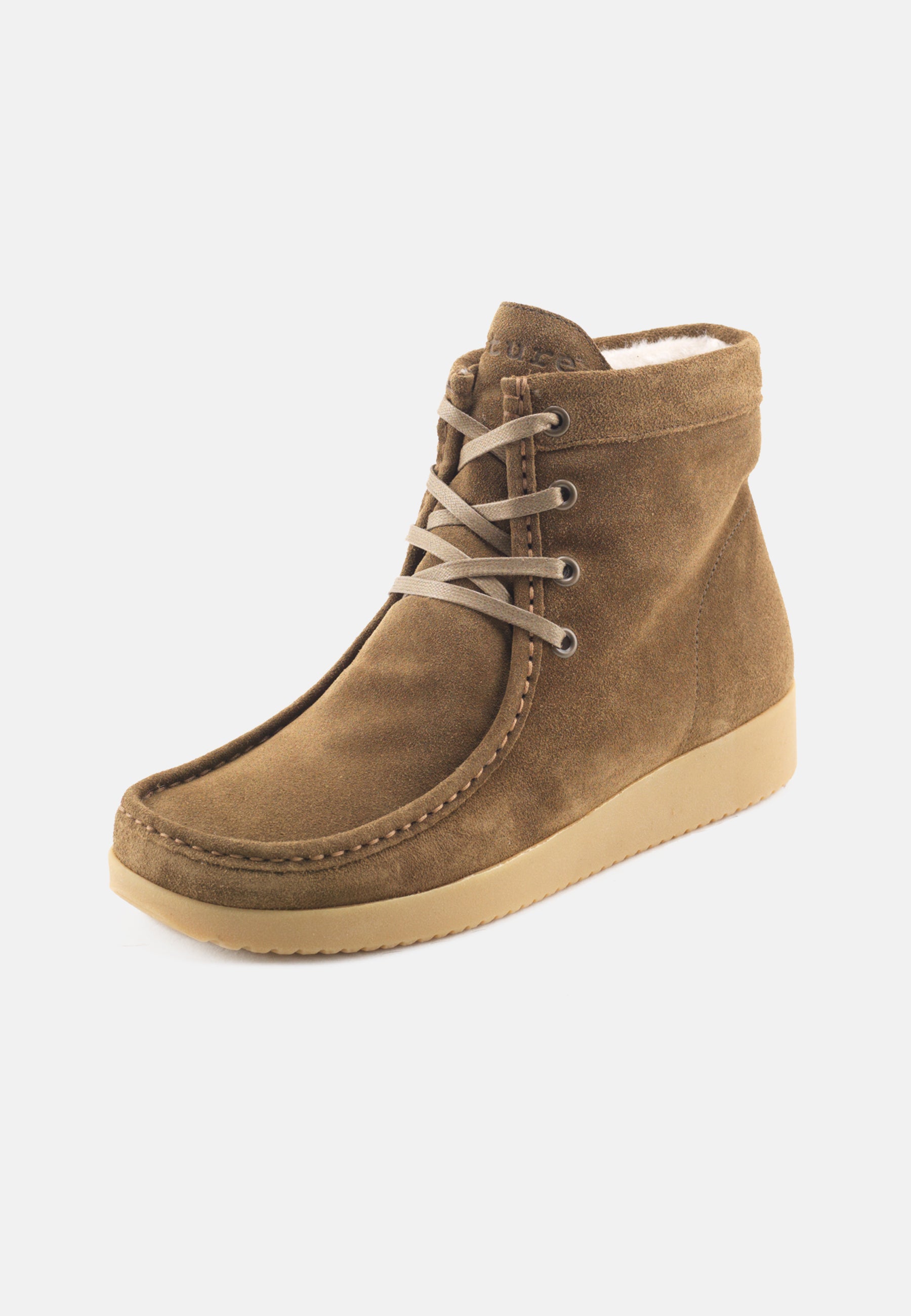 Nature Footwear Asta Varmforet Støvle Luxe Suede Warm linned Boot 103 Olive