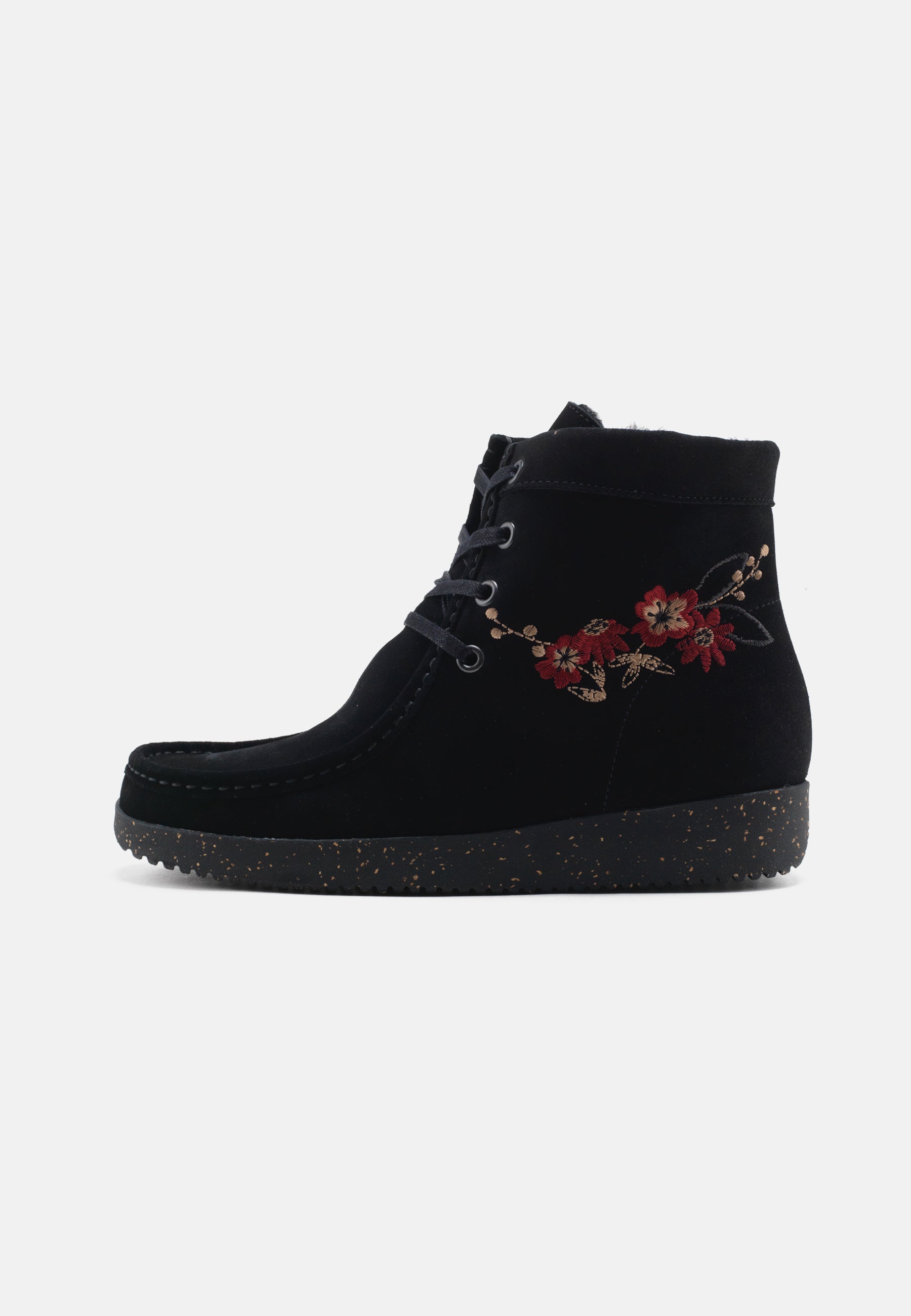 Nature Footwear Asta Varmforet Støvle Suede Boot 002 Black