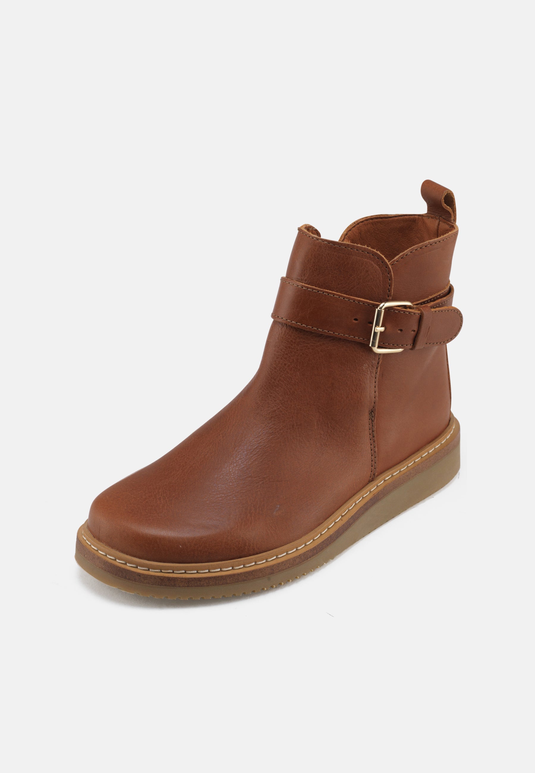 Nature Footwear Betty Støvle Leather Boot 166 Cognac