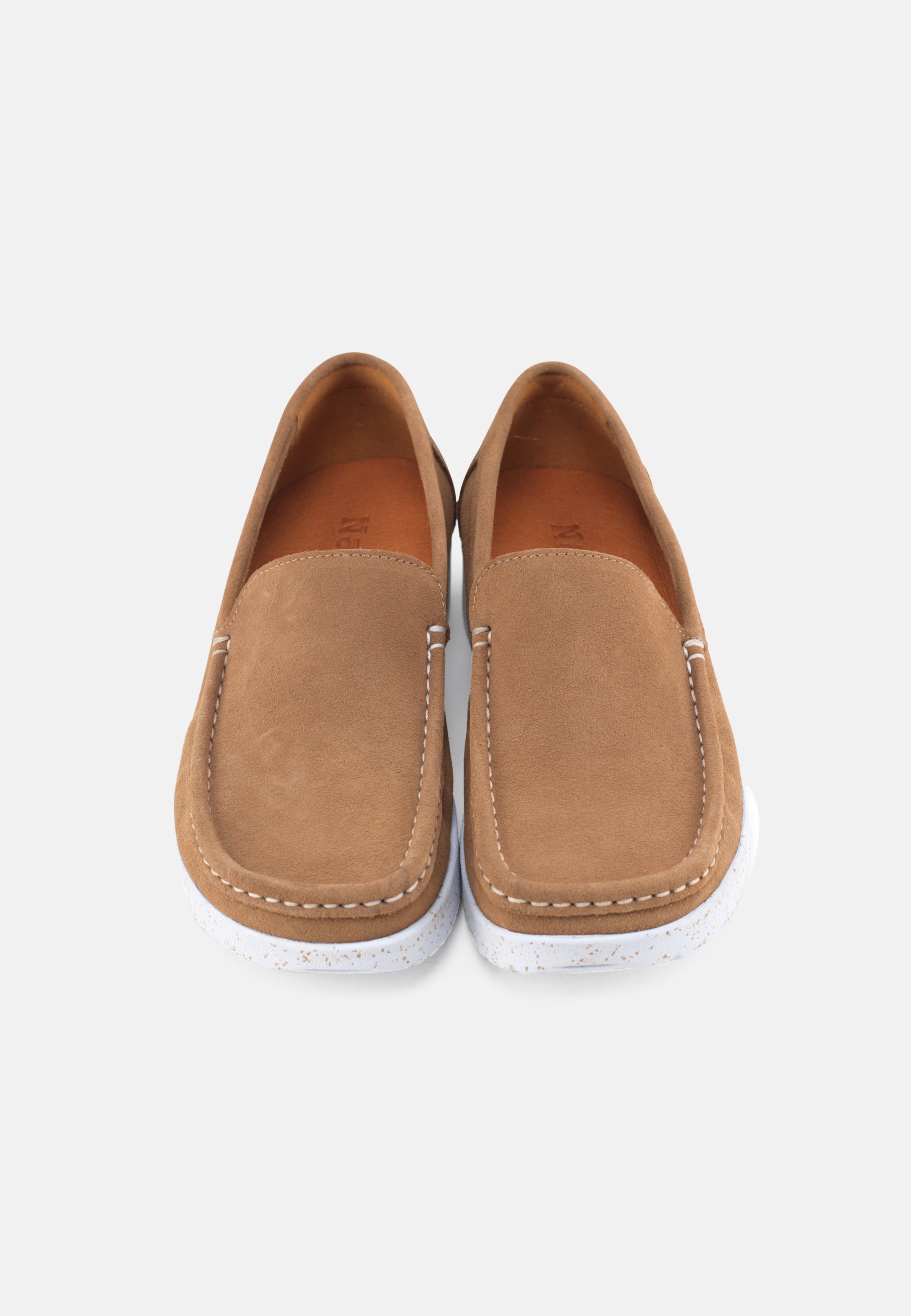 Nature Footwear Elin Loafer Suede Slip on 025 Toffee