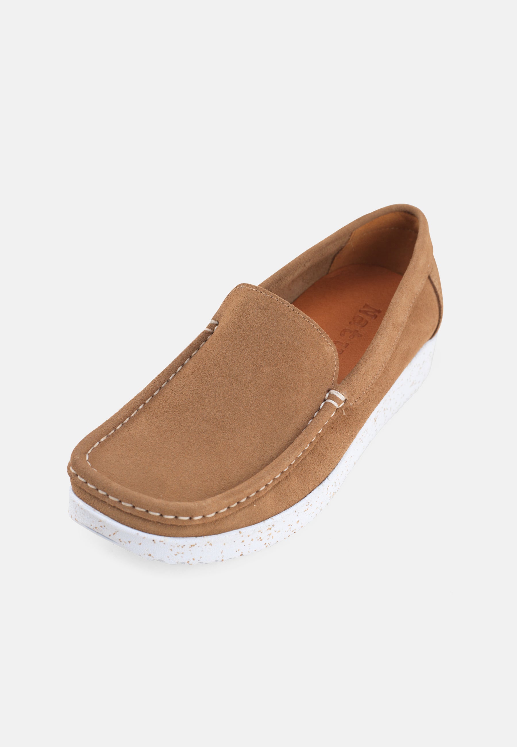 Nature Footwear Elin Loafer Suede Slip on 025 Toffee