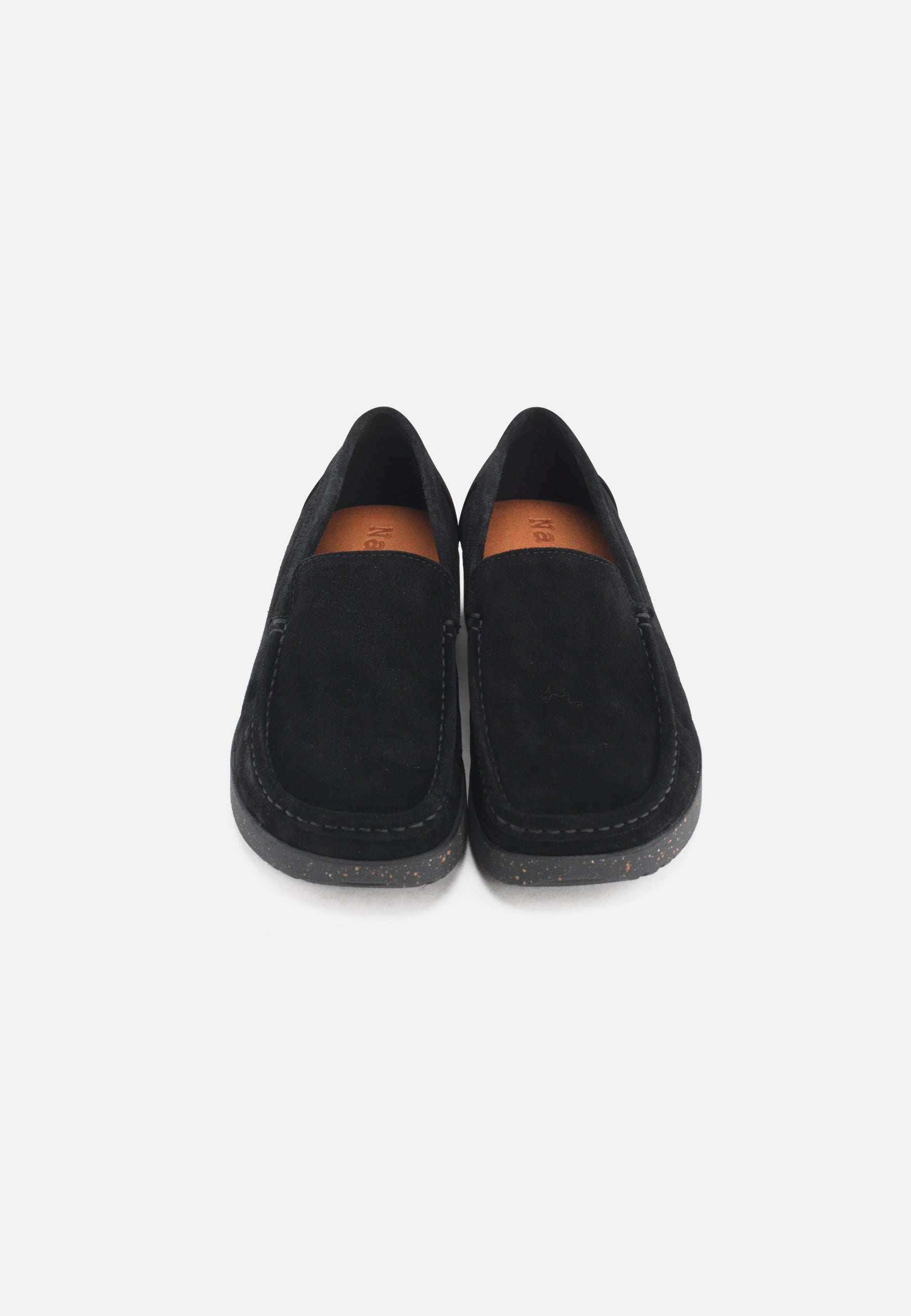 Nature Footwear Elin Loafer Suede Slip on 002 Black