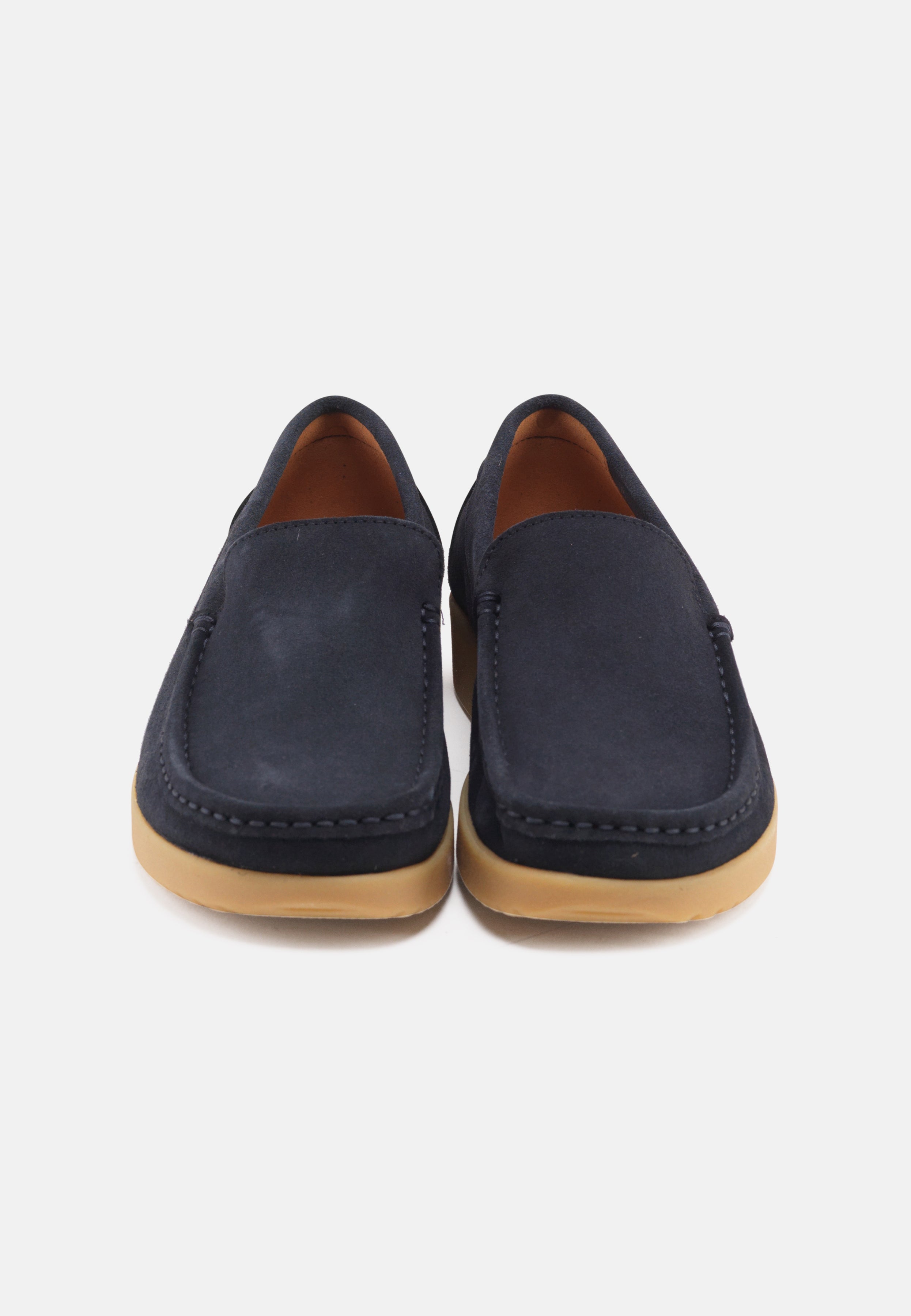 Nature Footwear Elin Loafer Suede Slip on 004 Navy