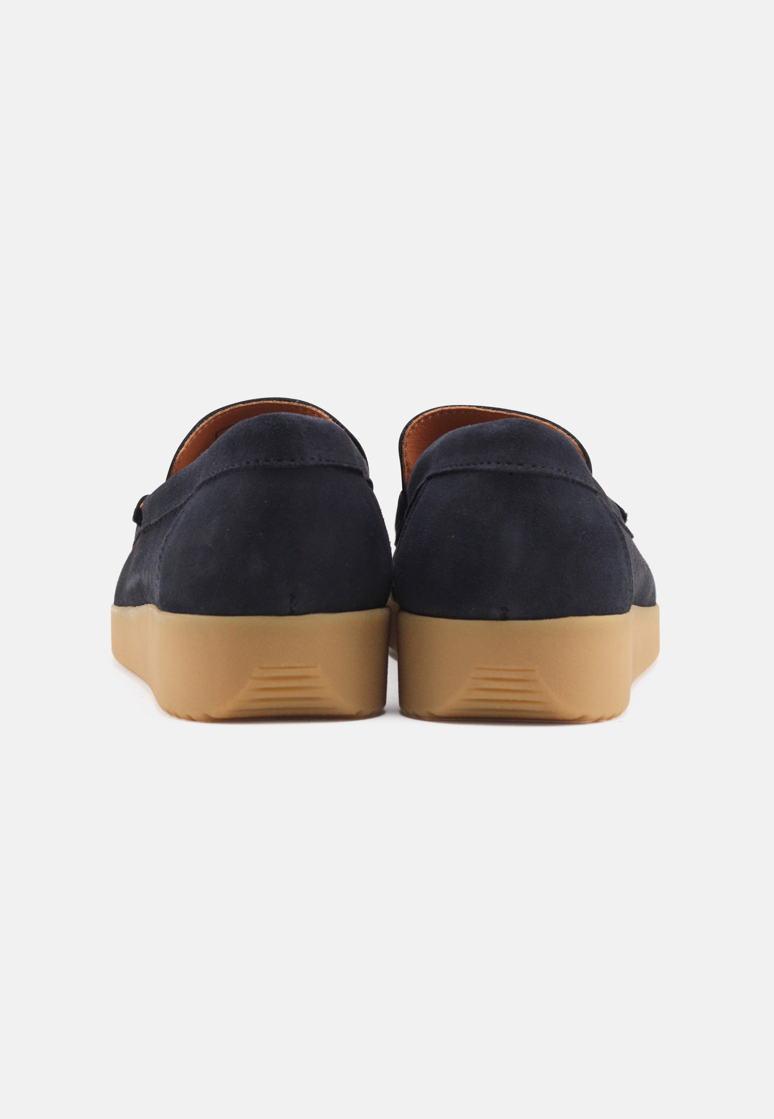 Nature Footwear Elin Loafer Suede Slip on 004 Navy