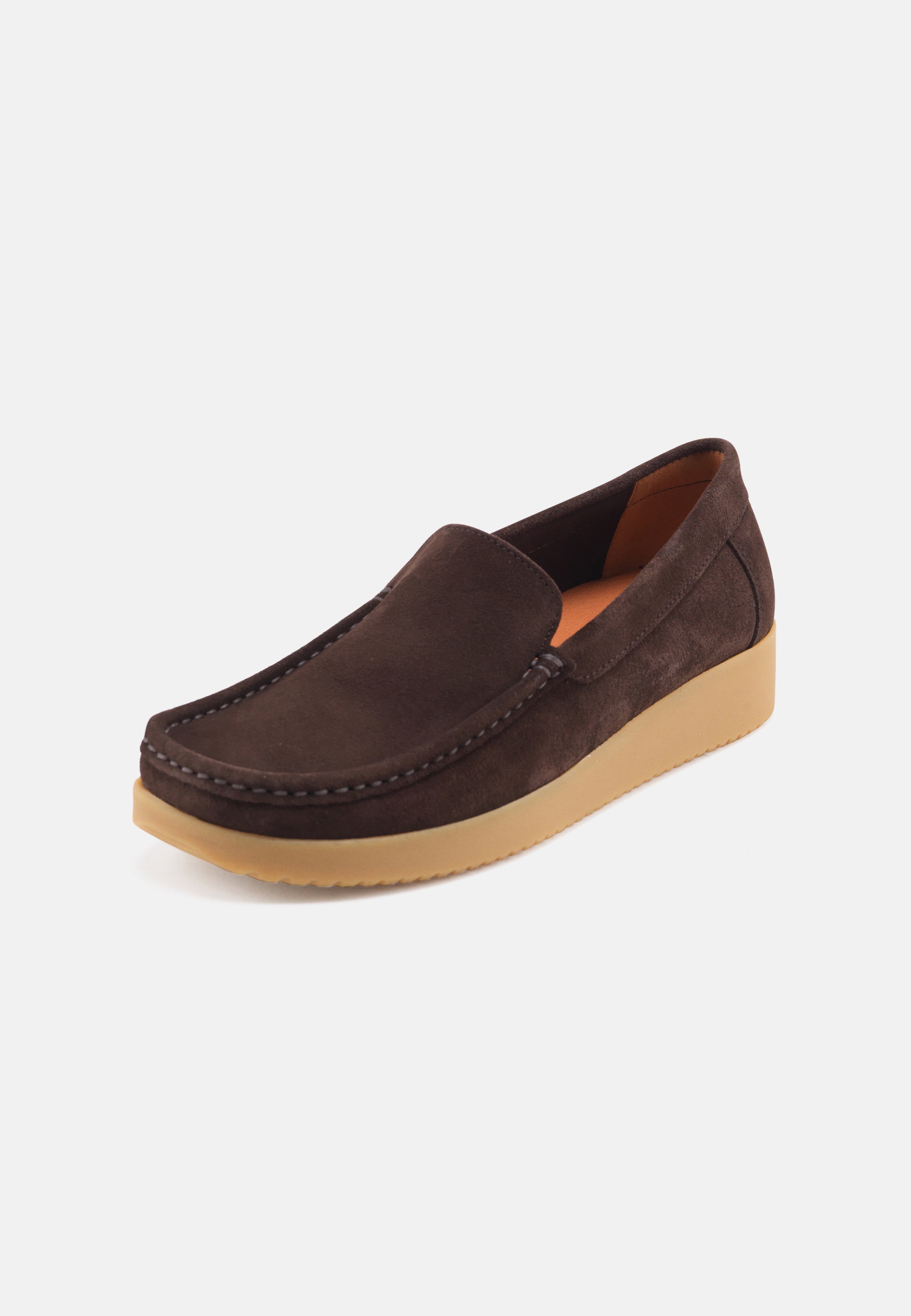 Nature Footwear Elin Loafer Suede Slip on 018 Coffee