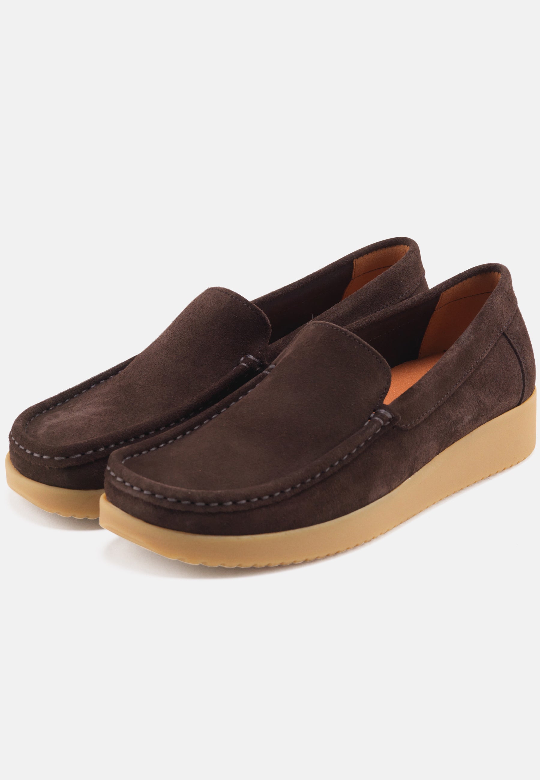 Nature Footwear Elin Loafer Suede Slip on 018 Coffee