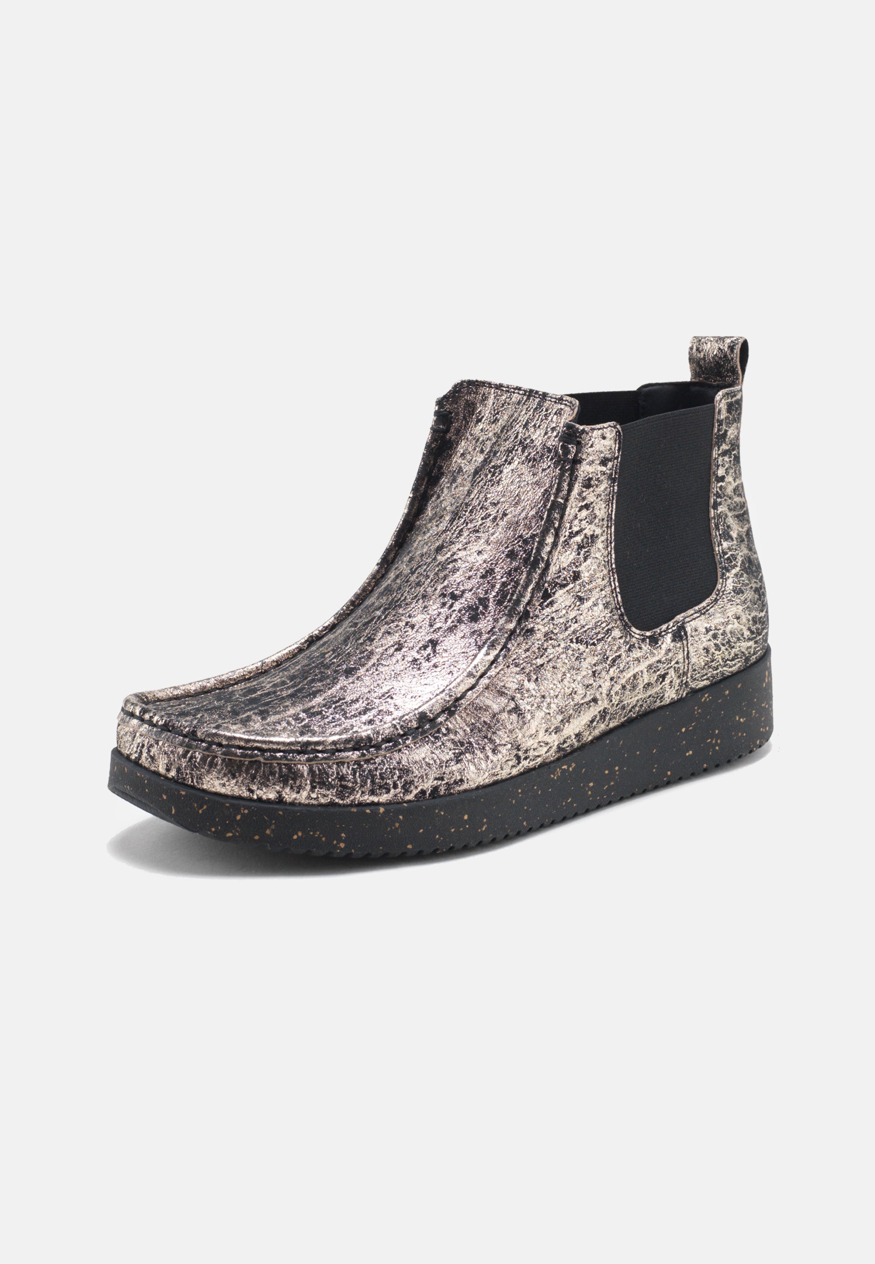 Nature Footwear Ester Støvle Leather Boot 200 Black/Gold