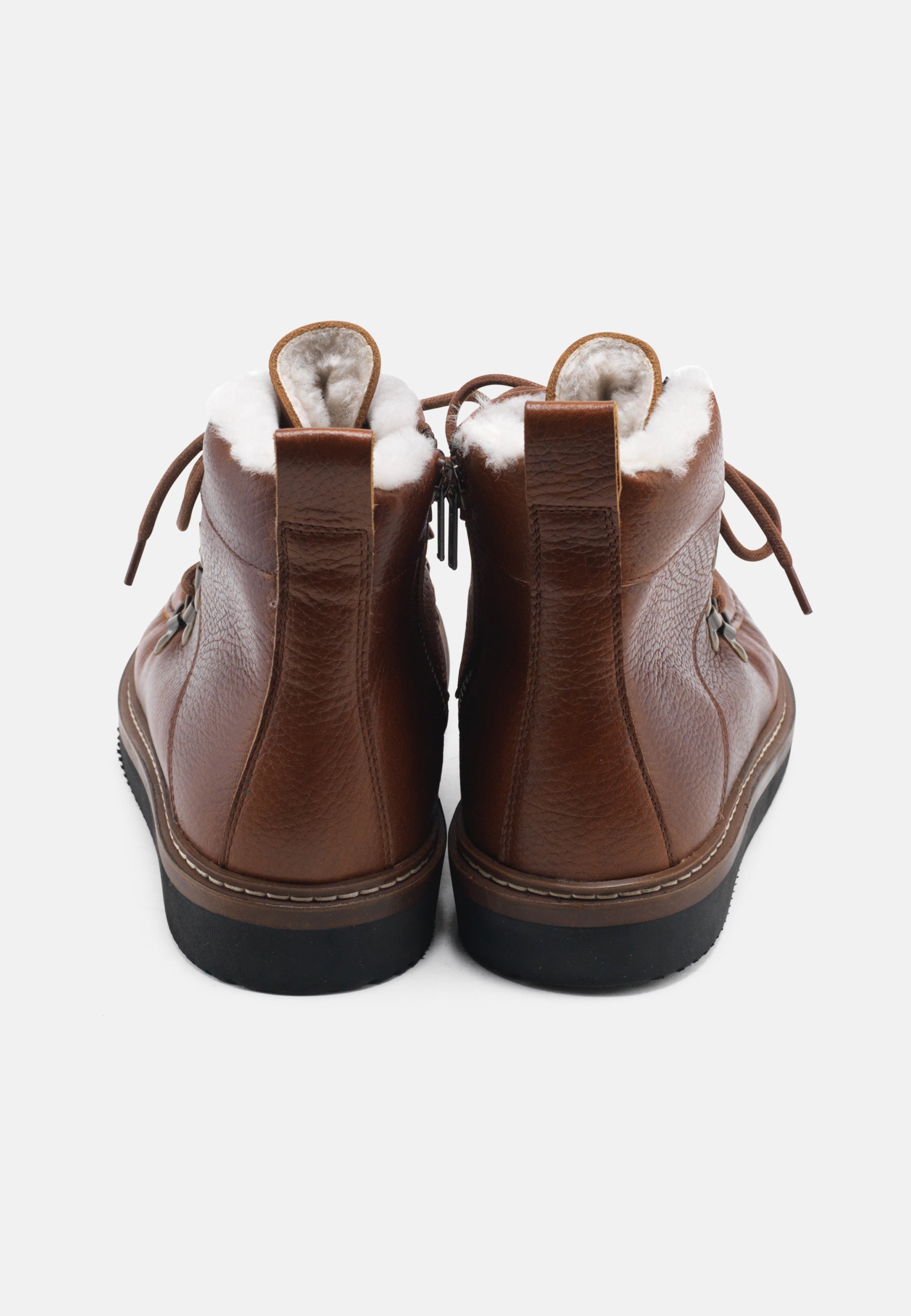 Nature Footwear Gro Varmforet Støvle Leather Warm linned Boot 114 Tobacco