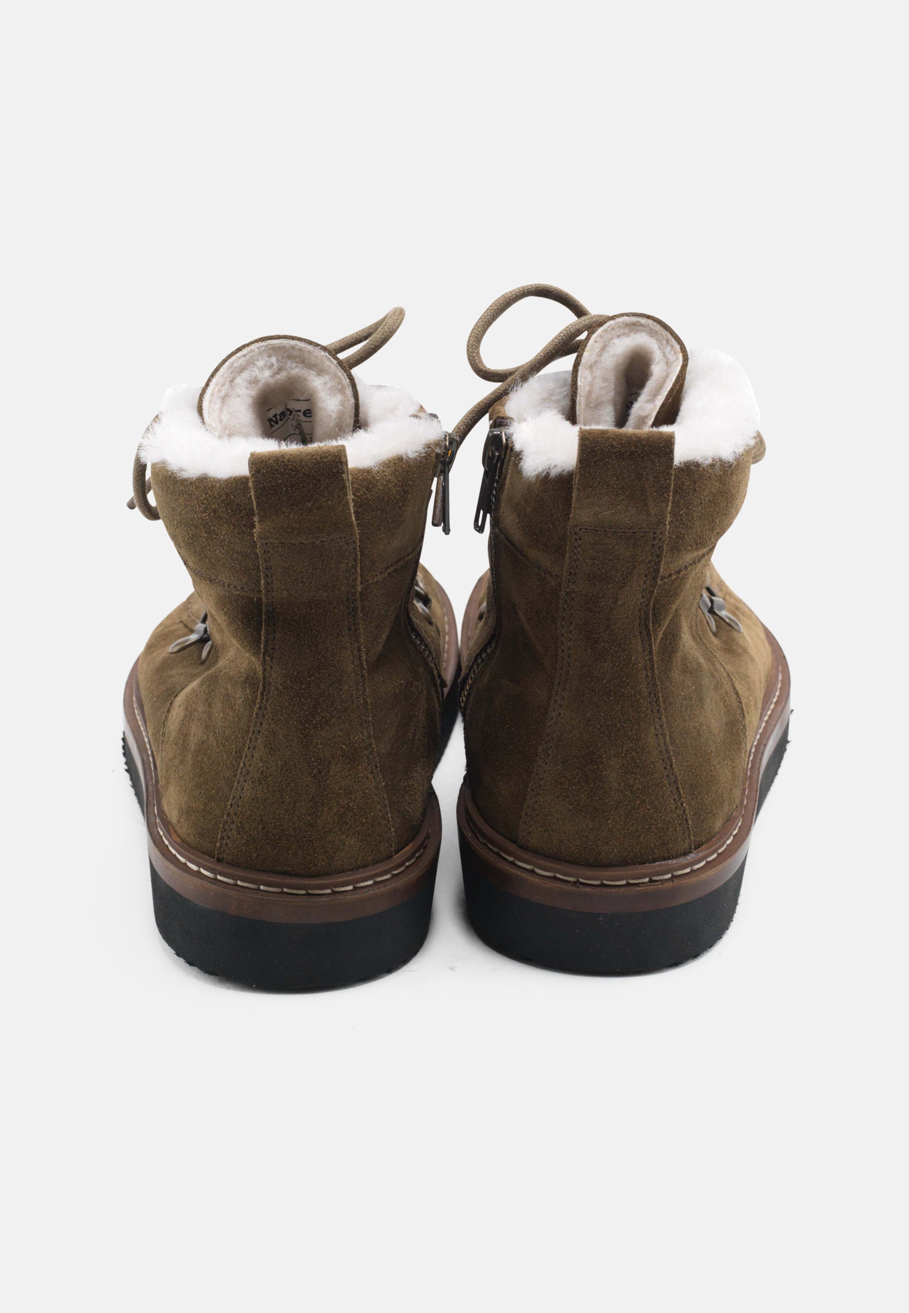 Nature Footwear Gro Varmforet Støvle Suede Warm linned Boot 103 Olive