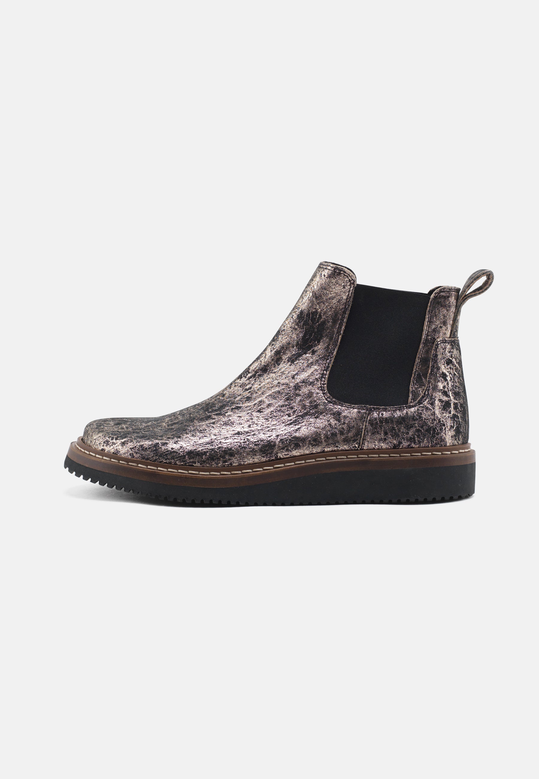 Nature Footwear Gry Støvle Leather Boot 200 Black/Gold