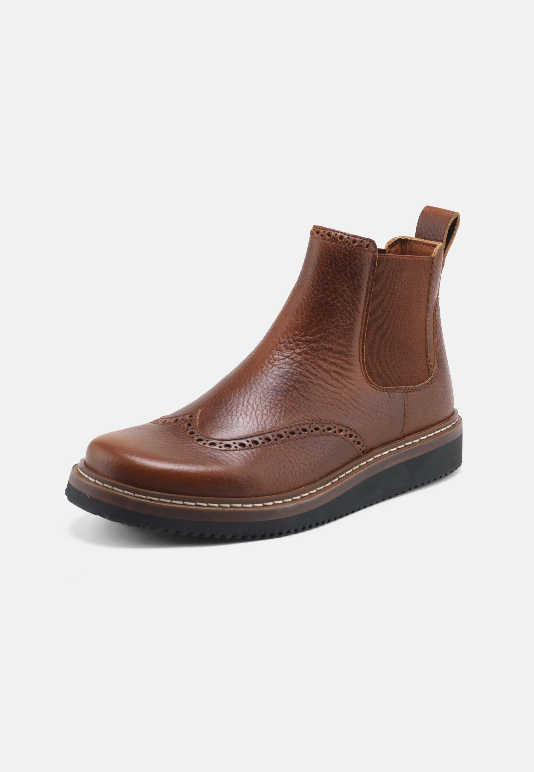 Nature Footwear Gudrun Støvle Leather Boot 114 Tobacco