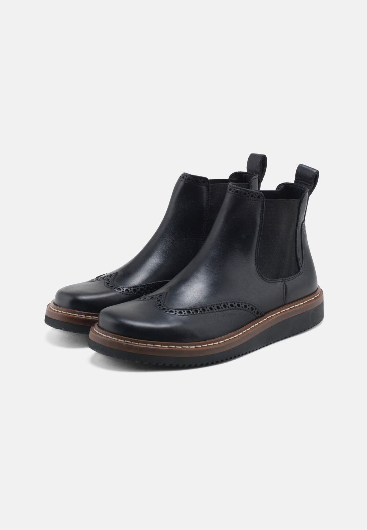 Nature Footwear Gudrun Støvle Waxy Leather Boot 002 Black