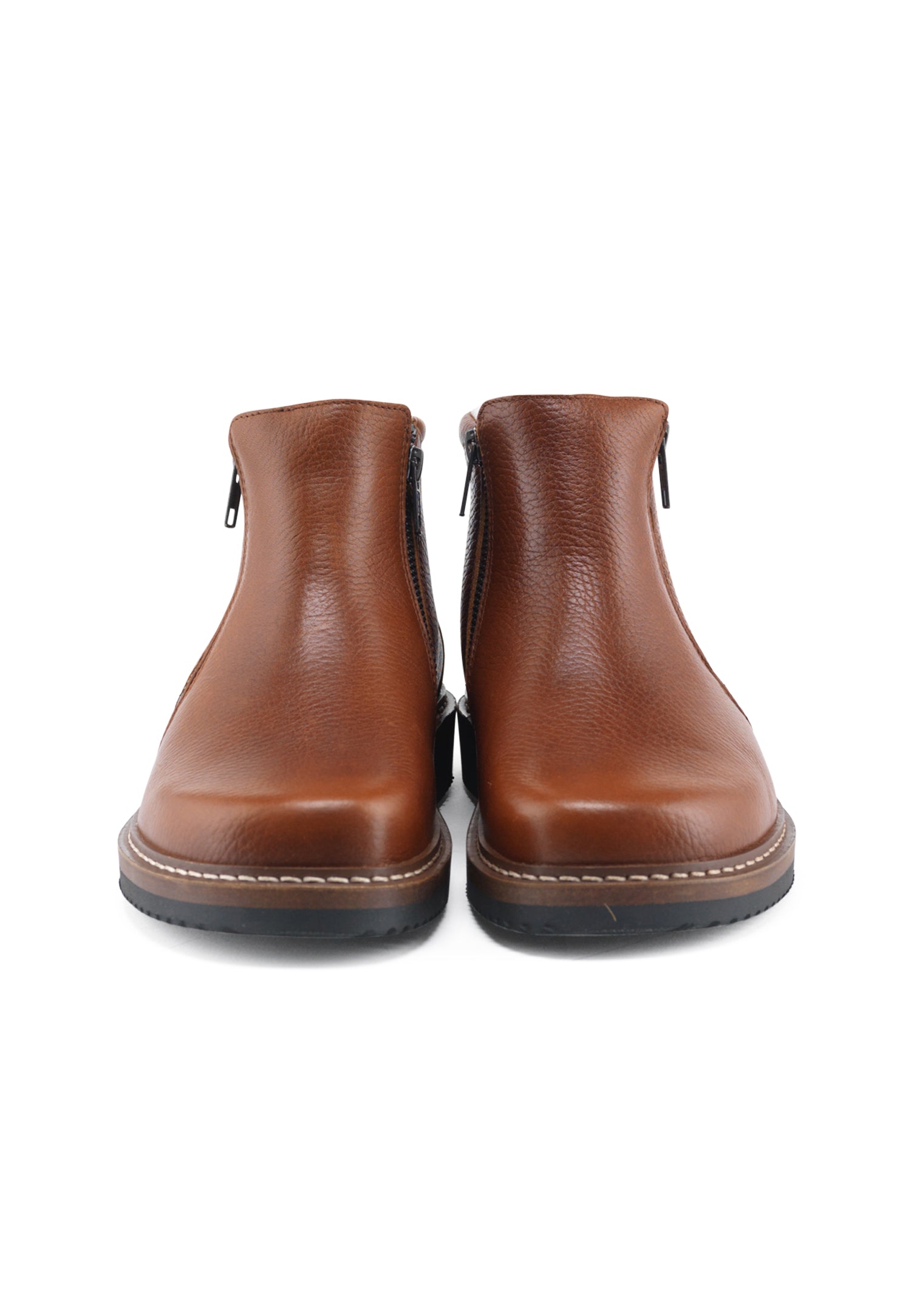 Nature Footwear Gunvor Varmforet Støvle Leather Boot 114 Tobacco