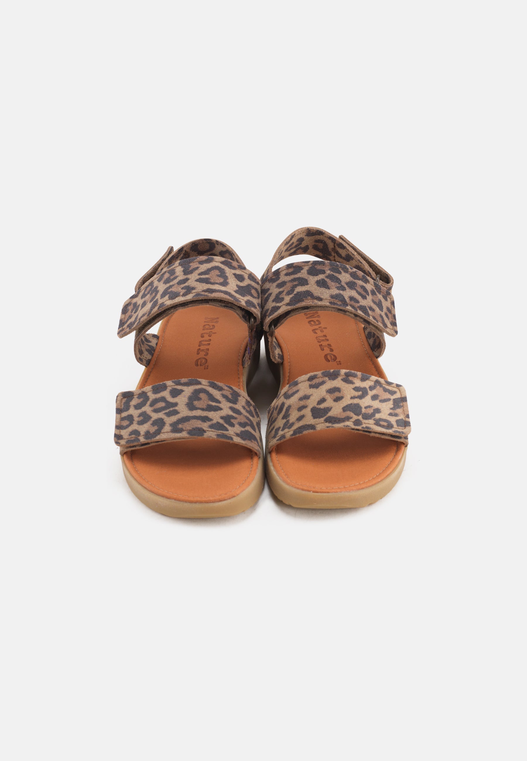 Nature Footwear Karen Sandal Suede Print Sandal 100 Leopard