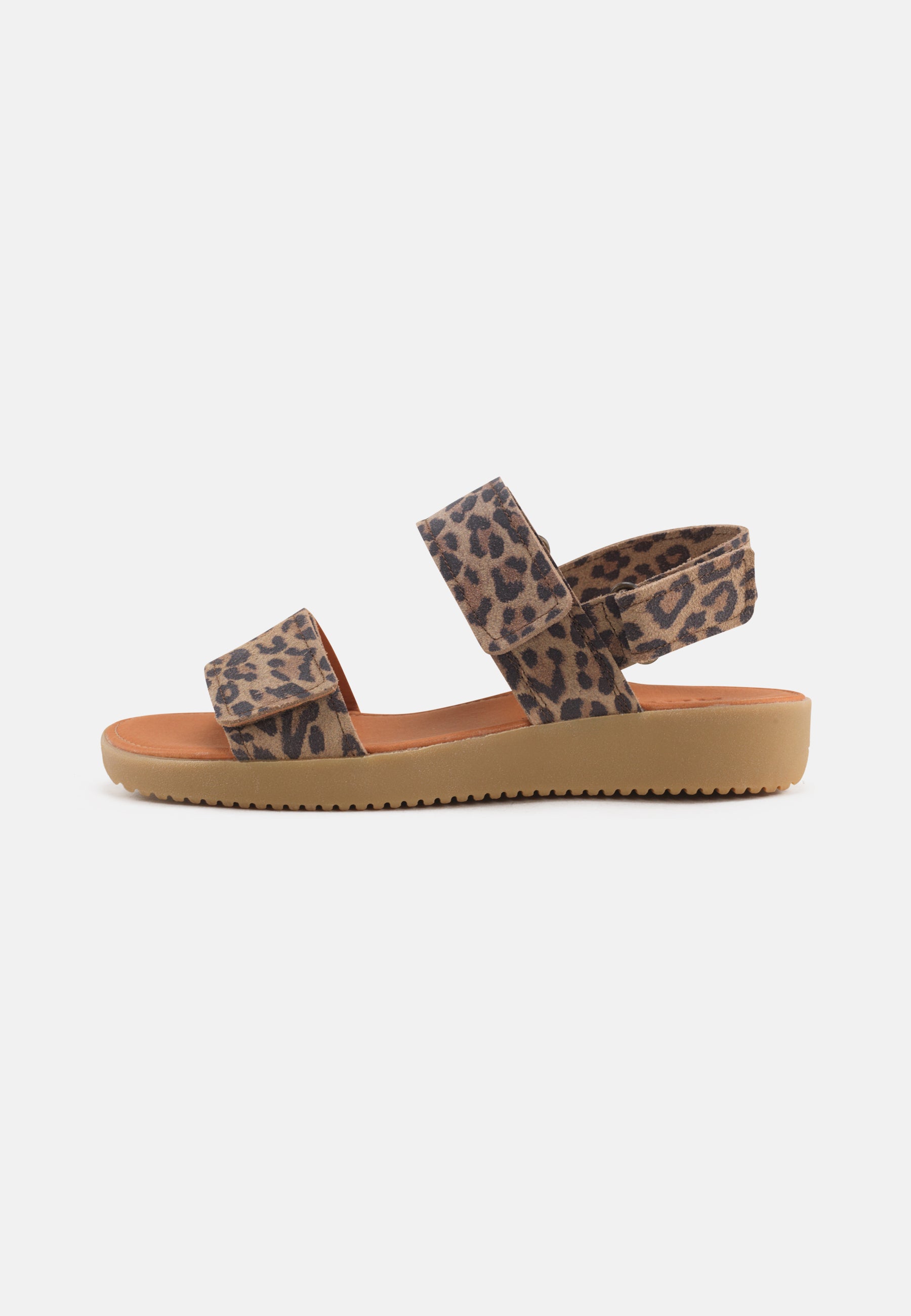 Nature Footwear Karen Sandal Suede Print Sandal 100 Leopard