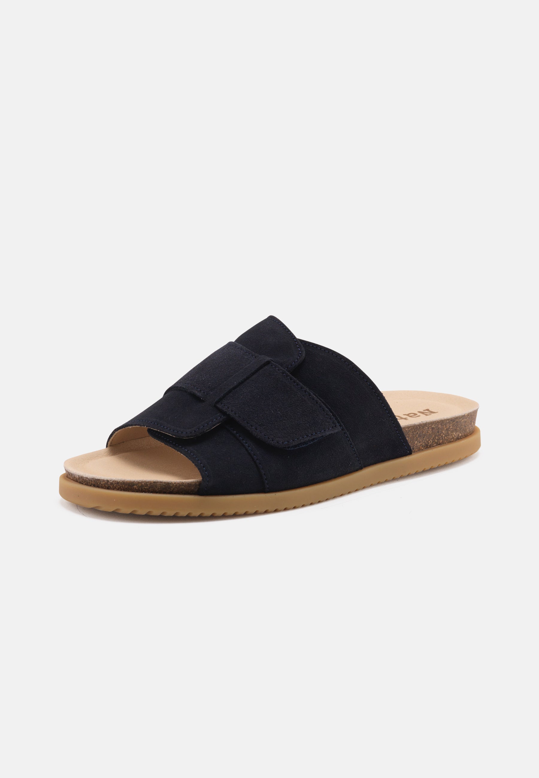 Nature Footwear Katrine Sandal Suede Slide 004 Navy