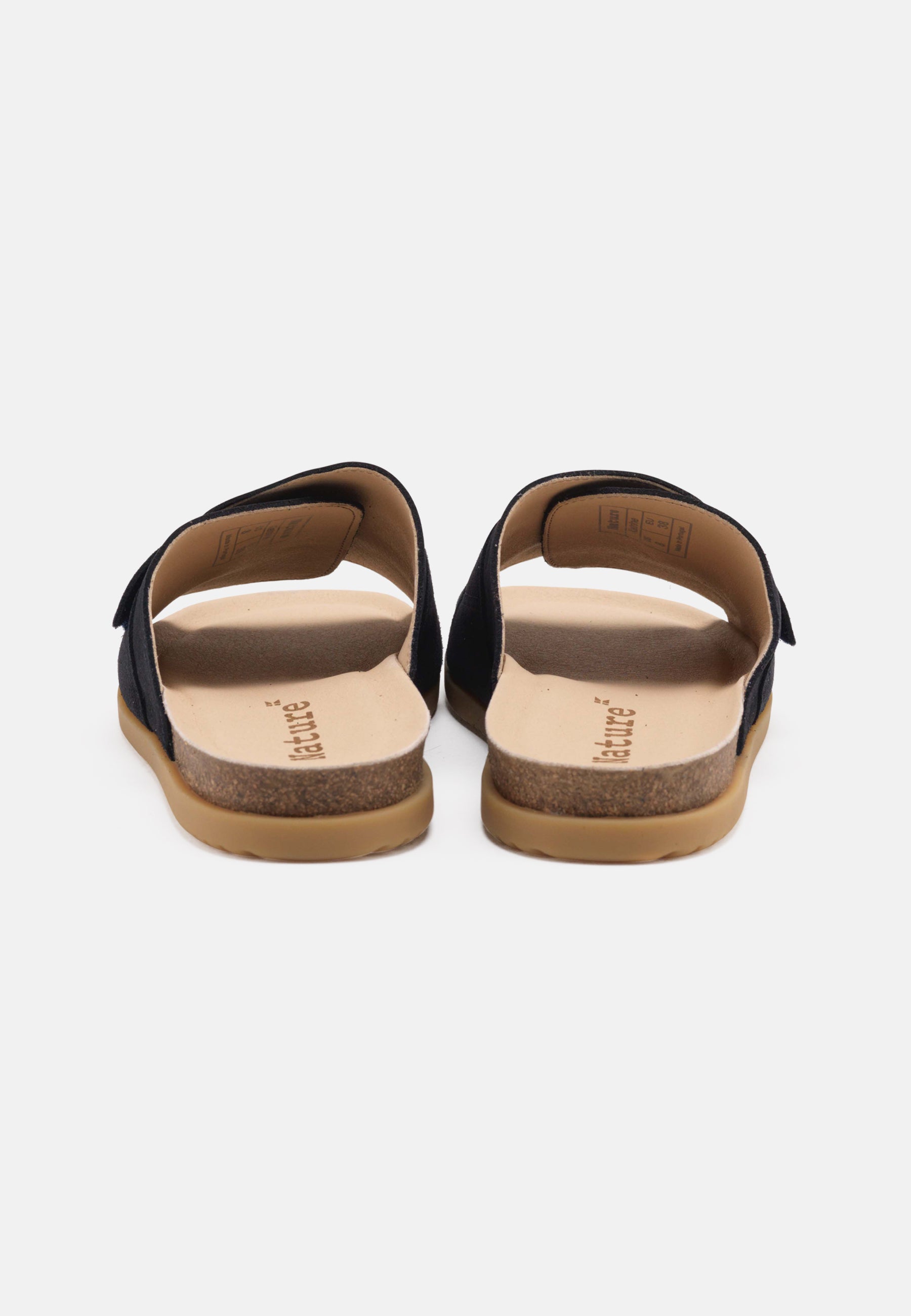 Nature Footwear Katrine Sandal Suede Slide 004 Navy