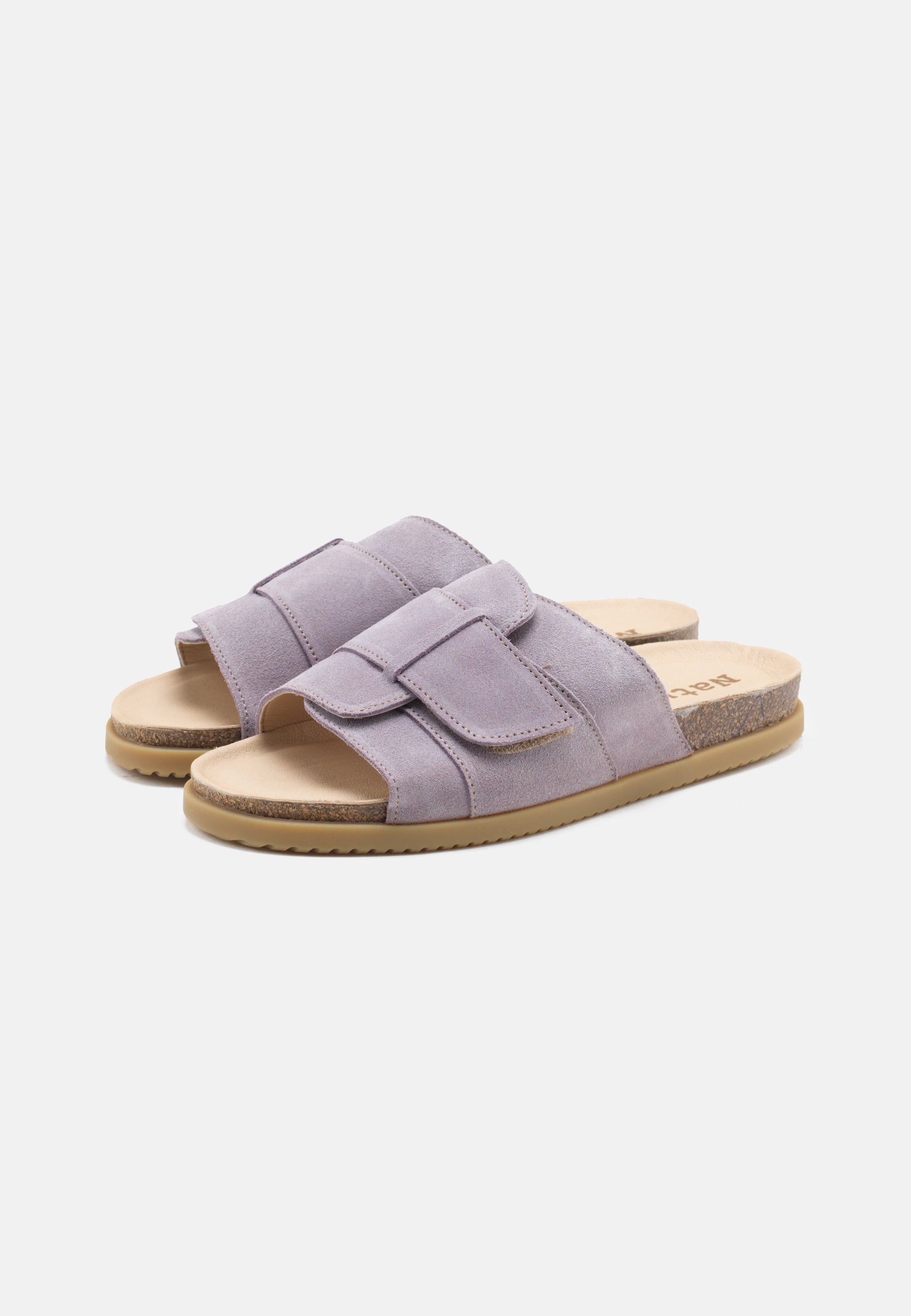Nature Footwear Katrine Sandal Suede Slide 141 Crocus