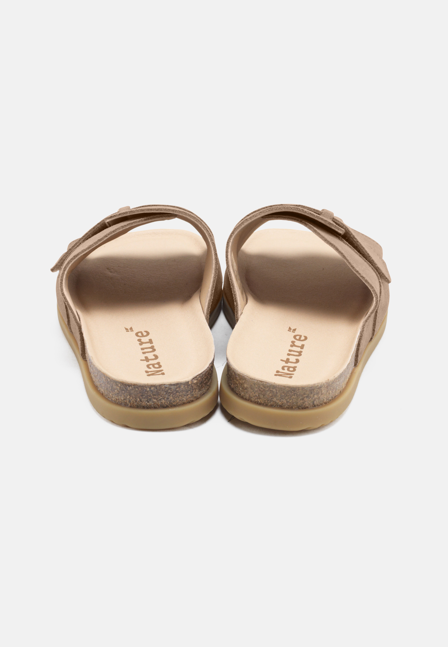 Nature Footwear Katrine Sandal Suede Slide 157 Moonrock