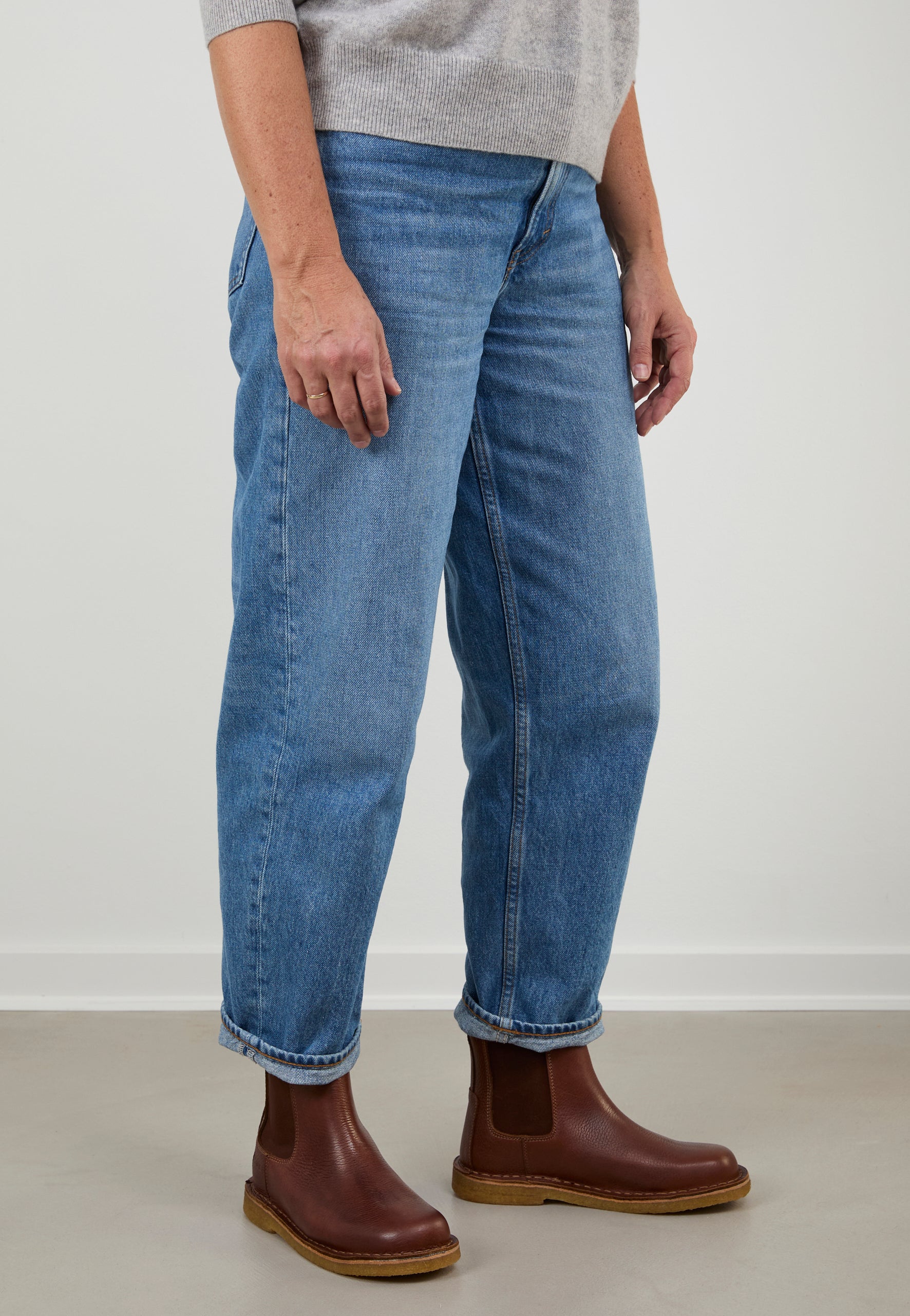 Nature Footwear Laura Støvle Leather Boot 114 Tobacco