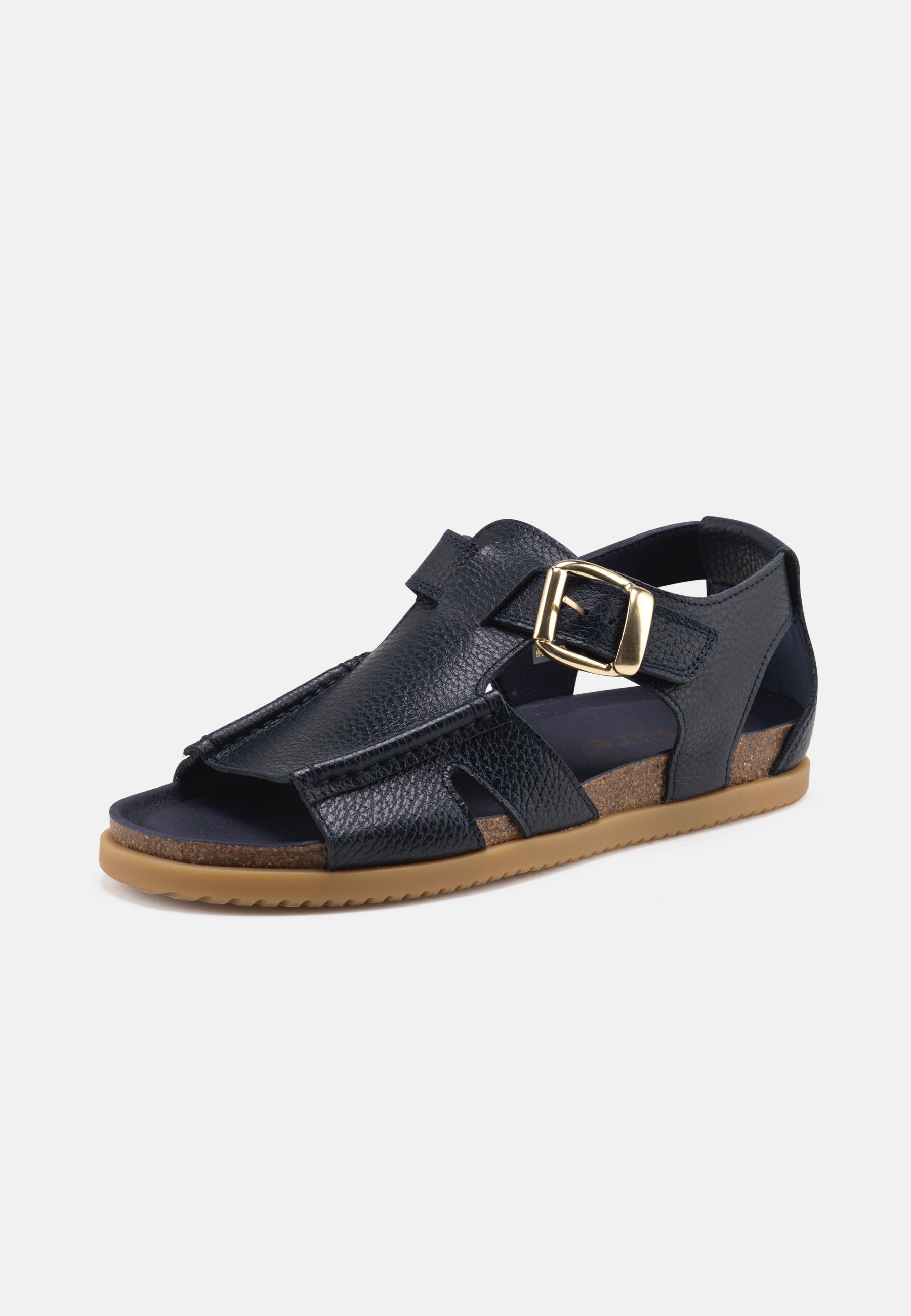 Nature Footwear Lene Sandal Leather Sandal 004 Navy
