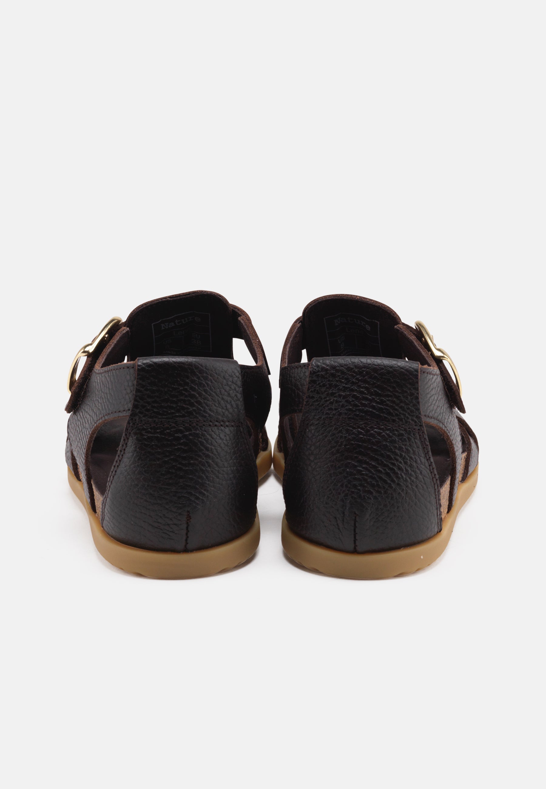 Nature Footwear Lene Sandal Leather Sandal 018 Coffee