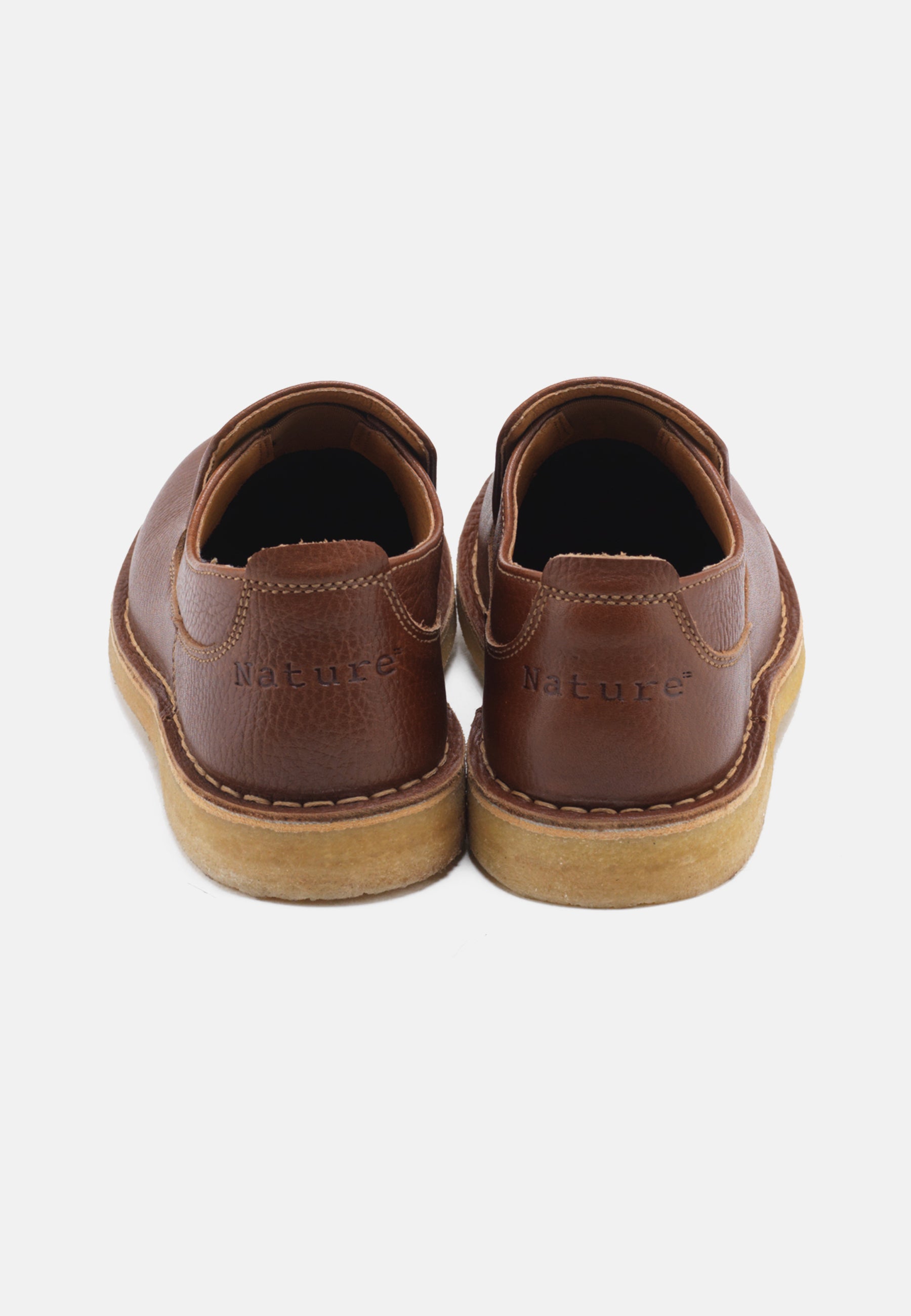 Nature Footwear Lisa Sko Leather Slip on 114 Tobacco