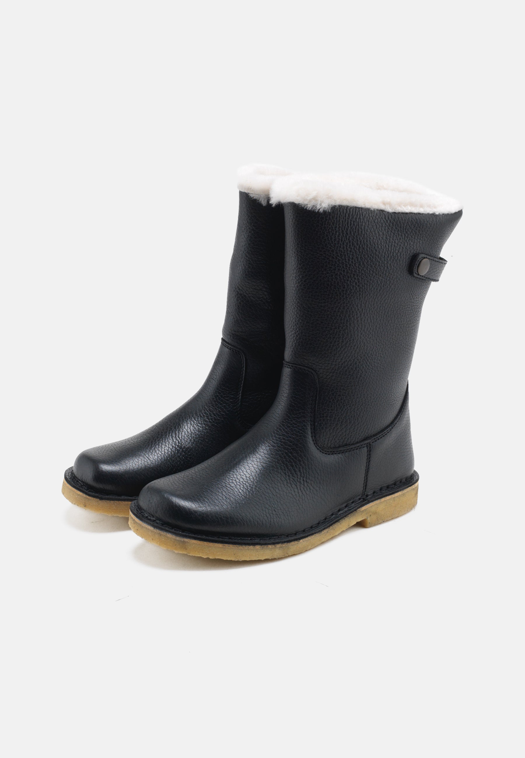 Nature Footwear Louise Varmforet Støvle Leather Boot 002 Black