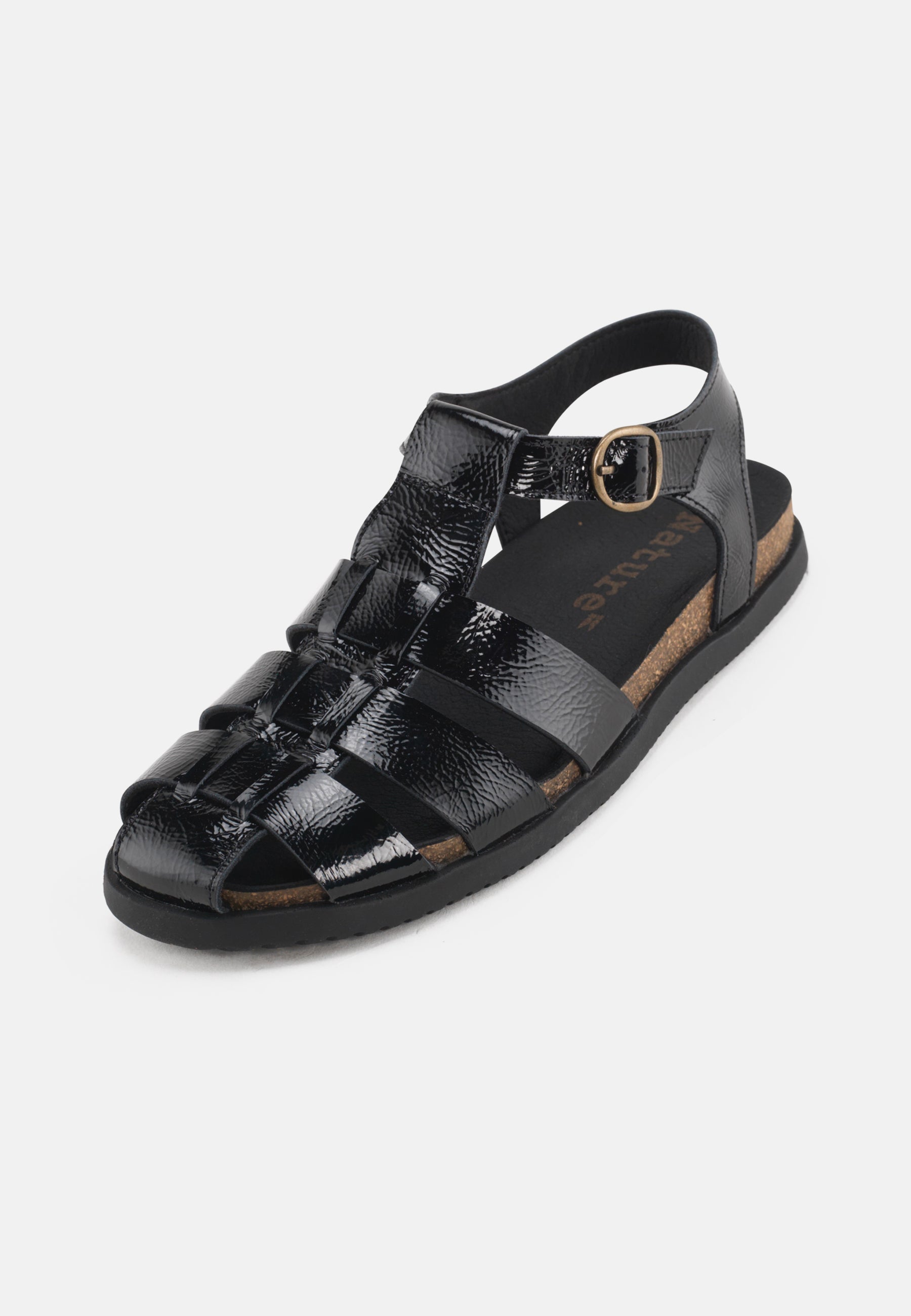Nature Footwear Malene Sandal Leather Sandal 002 Black
