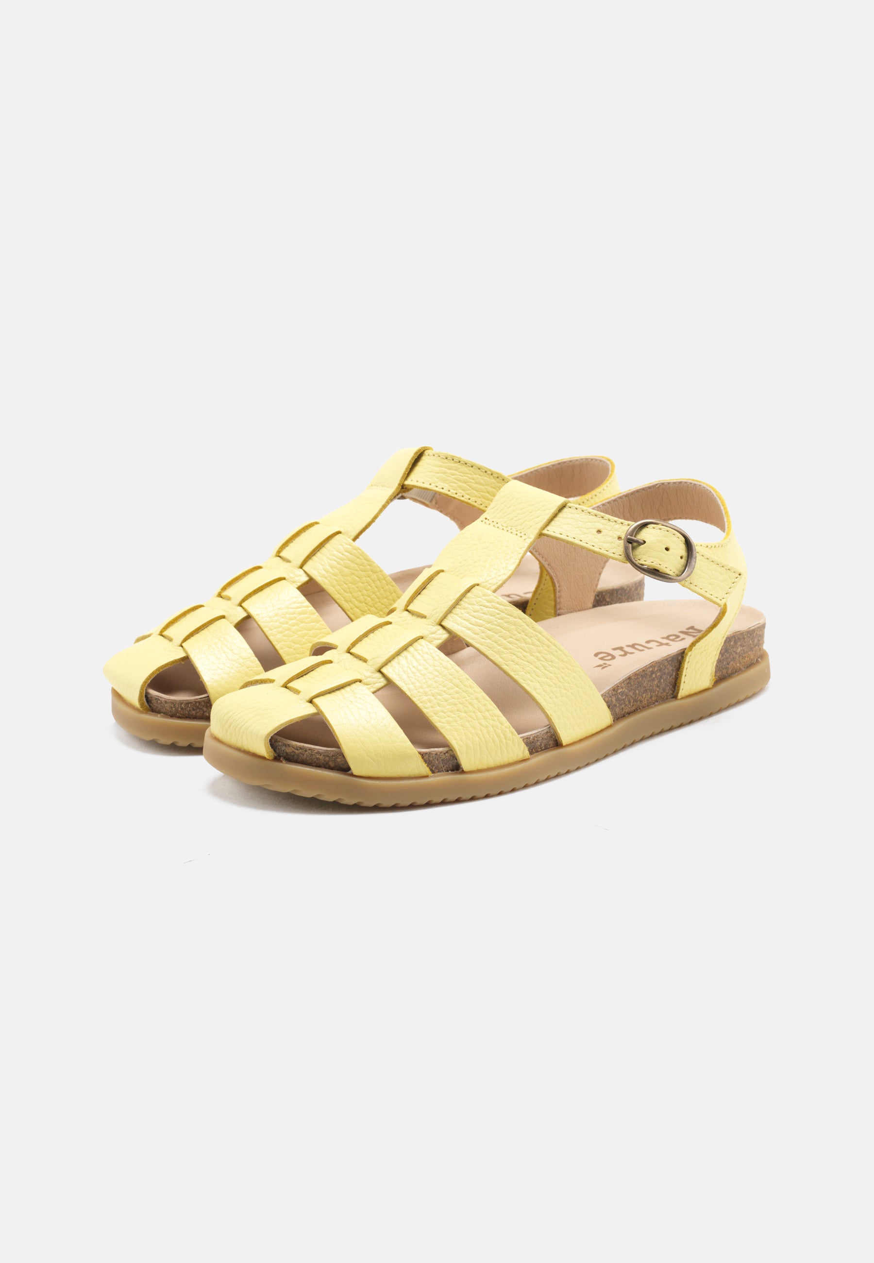 Nature Footwear Malene Sandal Leather Sandal 033 Limonade