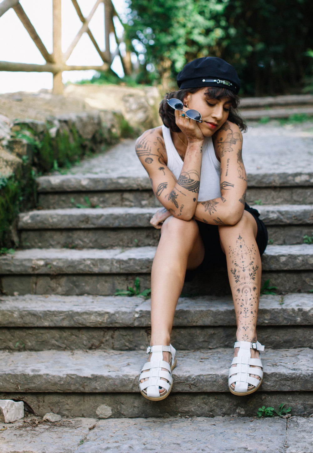 Nature Footwear Malene Sandal Leather Sandal 125 Sky