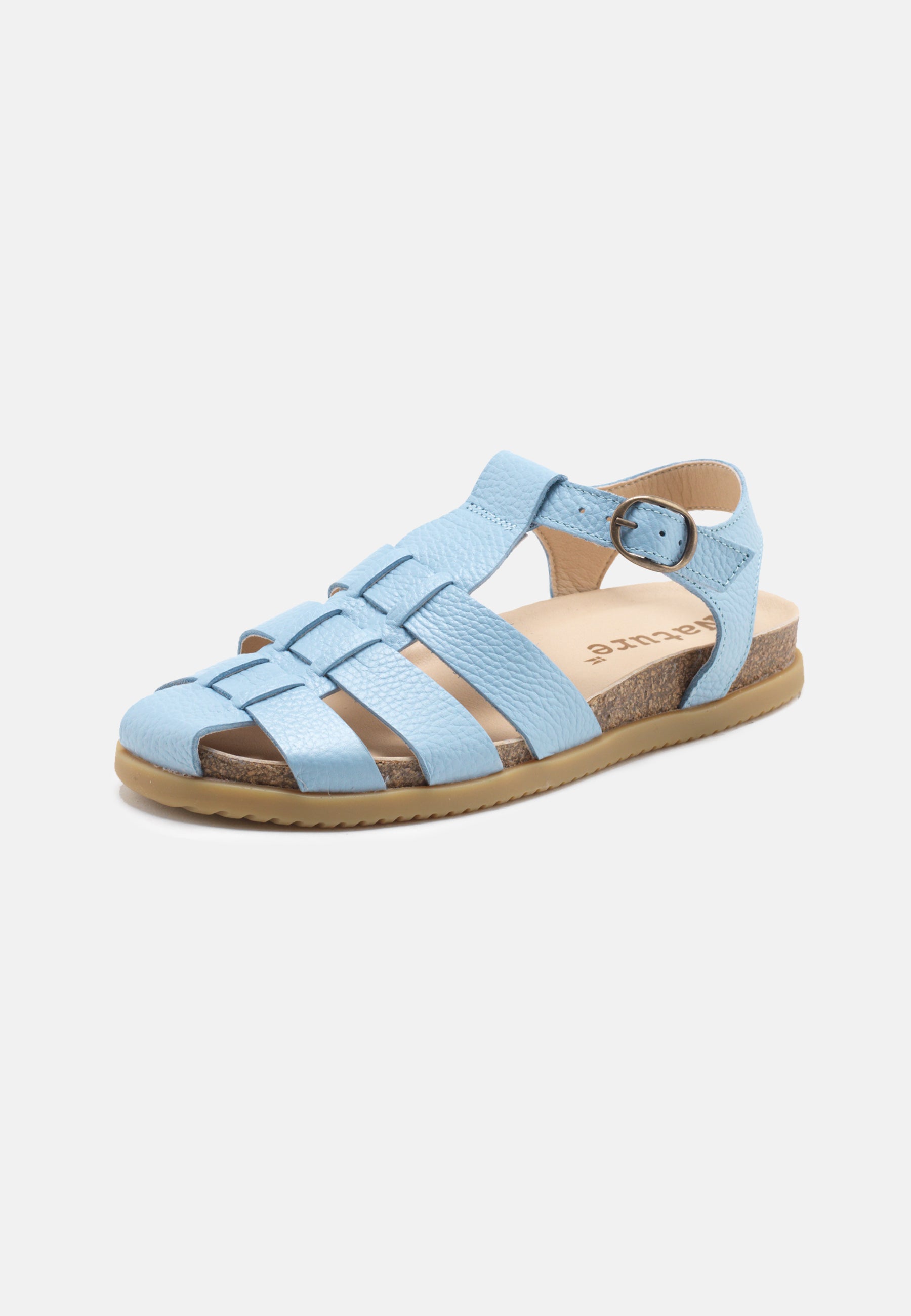 Nature Footwear Malene Sandal Leather Sandal 125 Sky