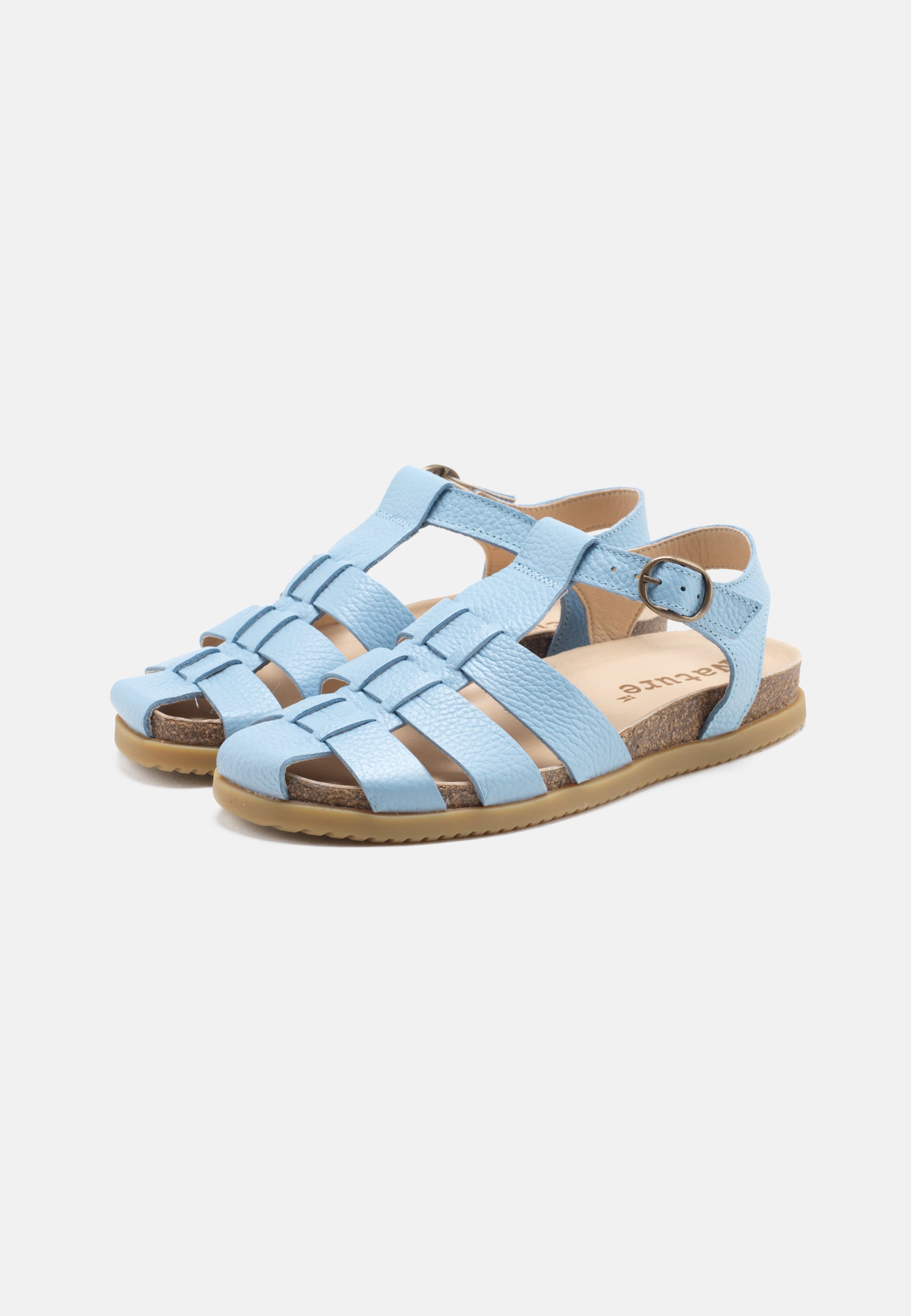 Nature Footwear Malene Sandal Leather Sandal 125 Sky