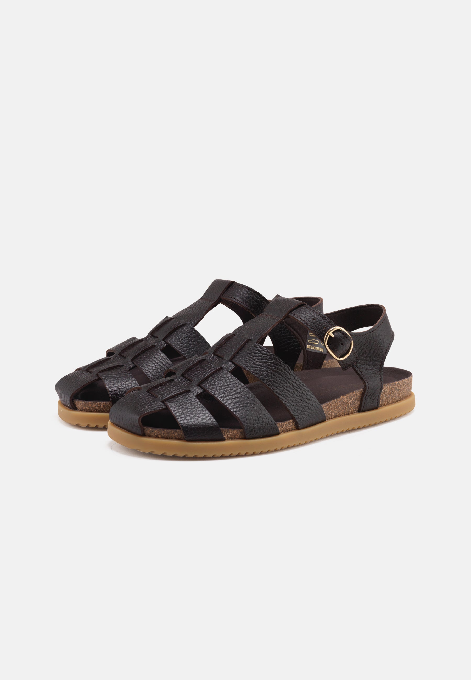 Nature Footwear Malene Sandal Leather Sandal 018 Coffee