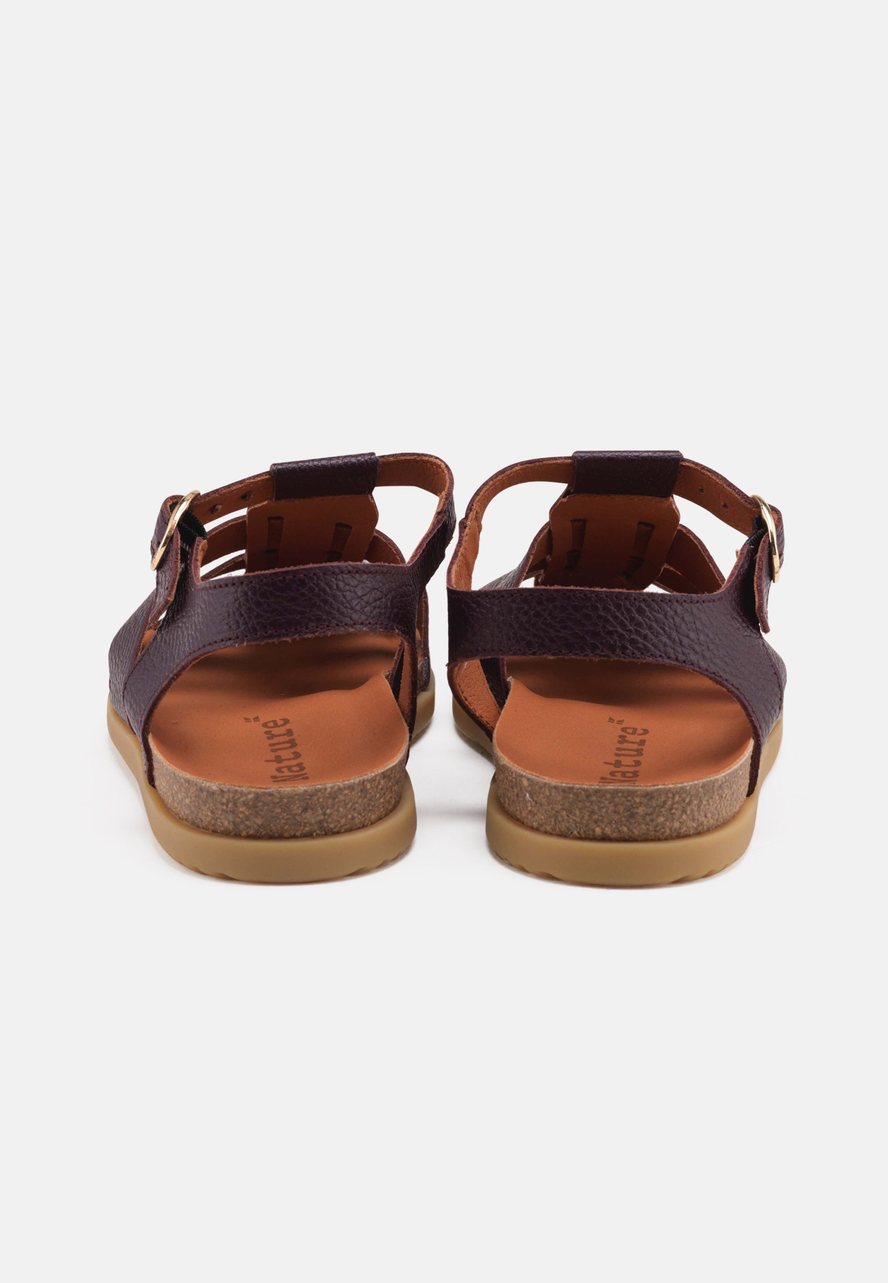 Nature Footwear Malene Sandal Leather Sandal 113 Plum