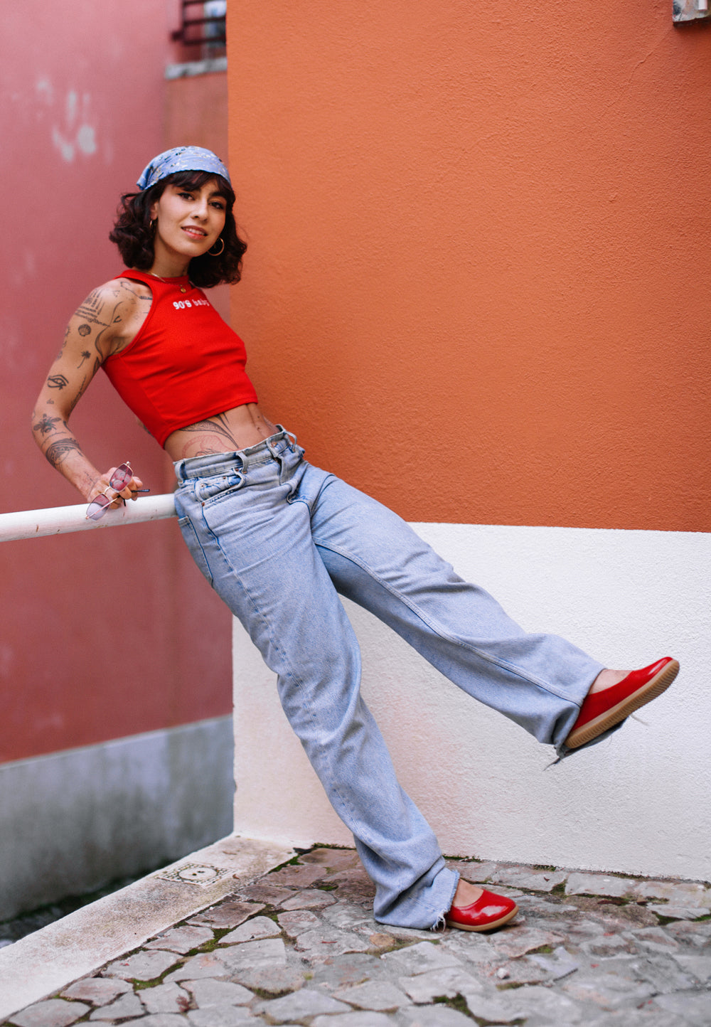 Nature Footwear Marie Ballerina Leather Shoe 002 Black