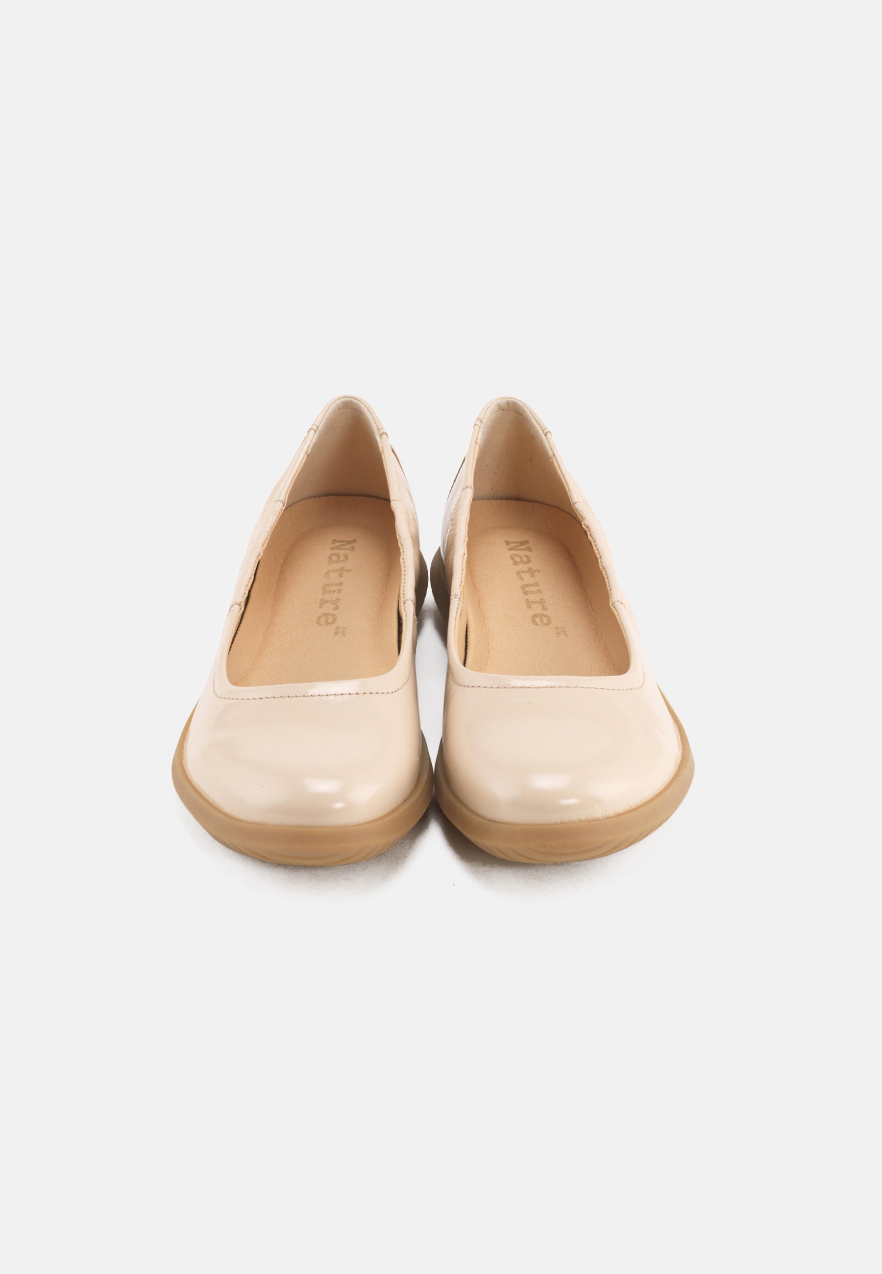 Nature Footwear Marie Ballerina Leather Shoe 119 Cream