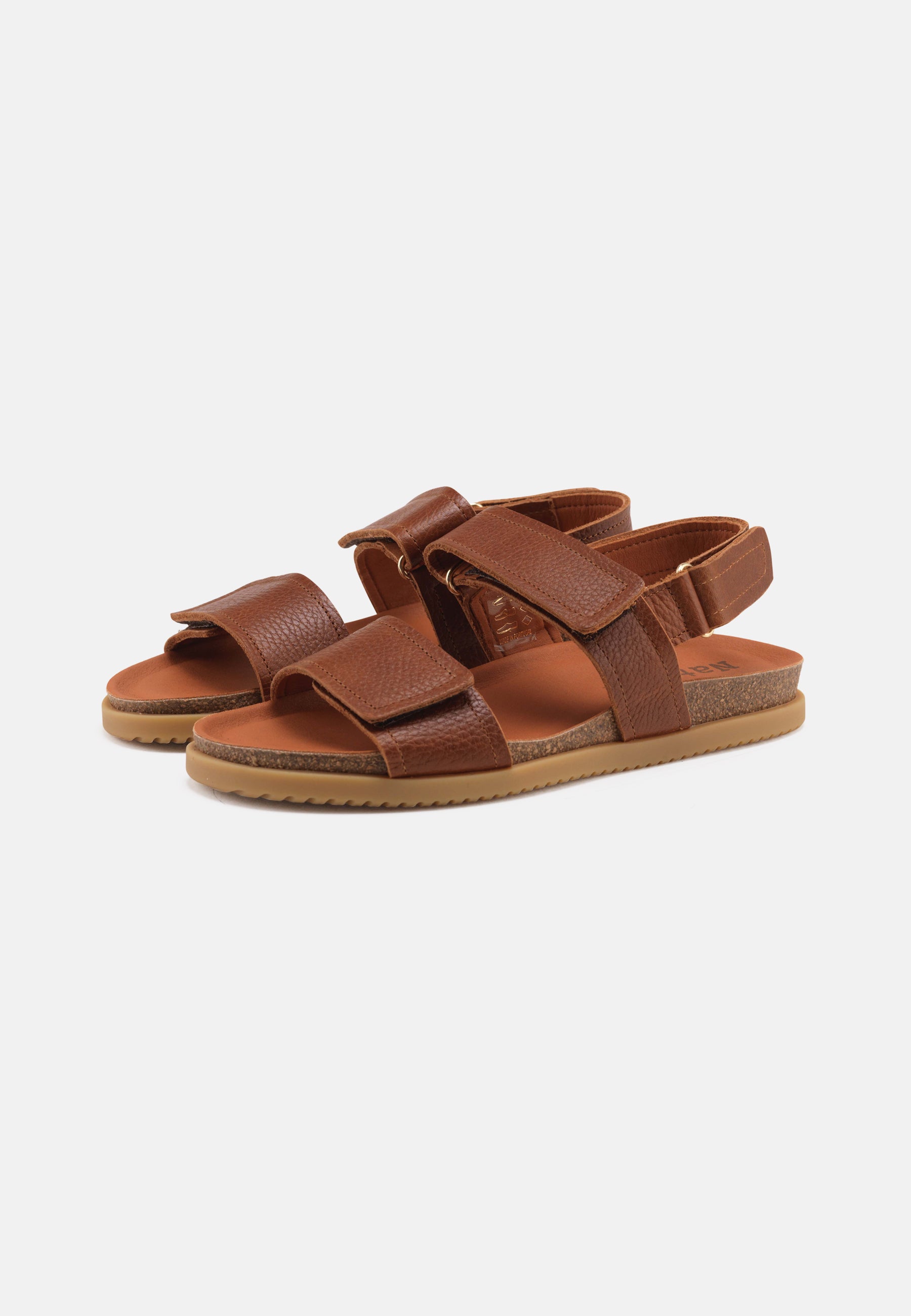 Nature Footwear Mathilde Sandal Leather Sandal 114 Tobacco