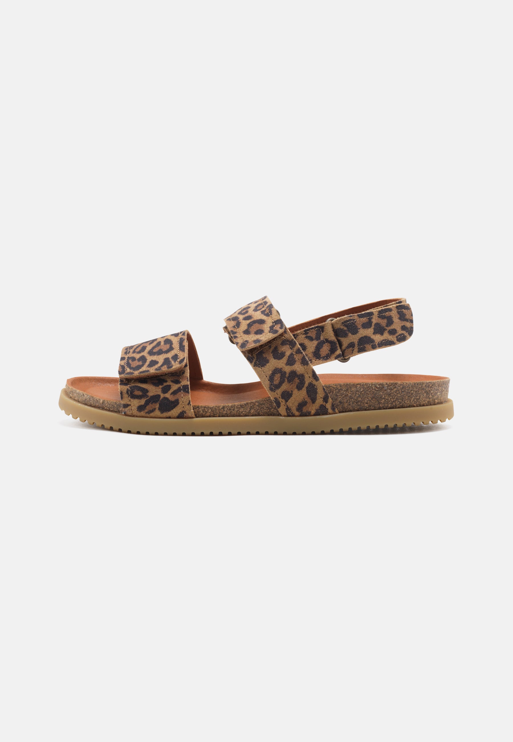 Nature Footwear Mathilde Sandal Suede Print Sandal 100 Leopard