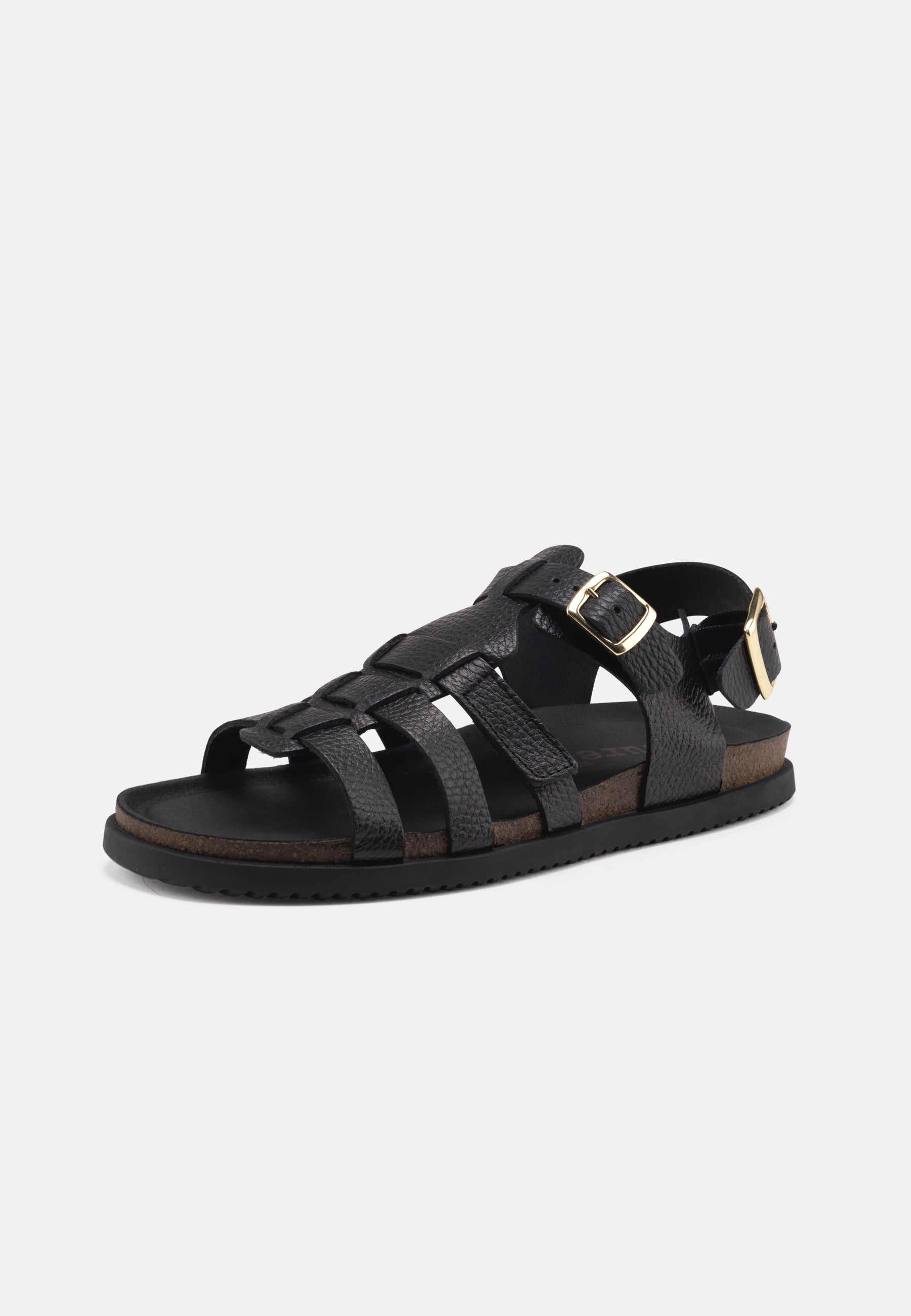 Nature Footwear Mette Sandal Leather Sandal 002 Black
