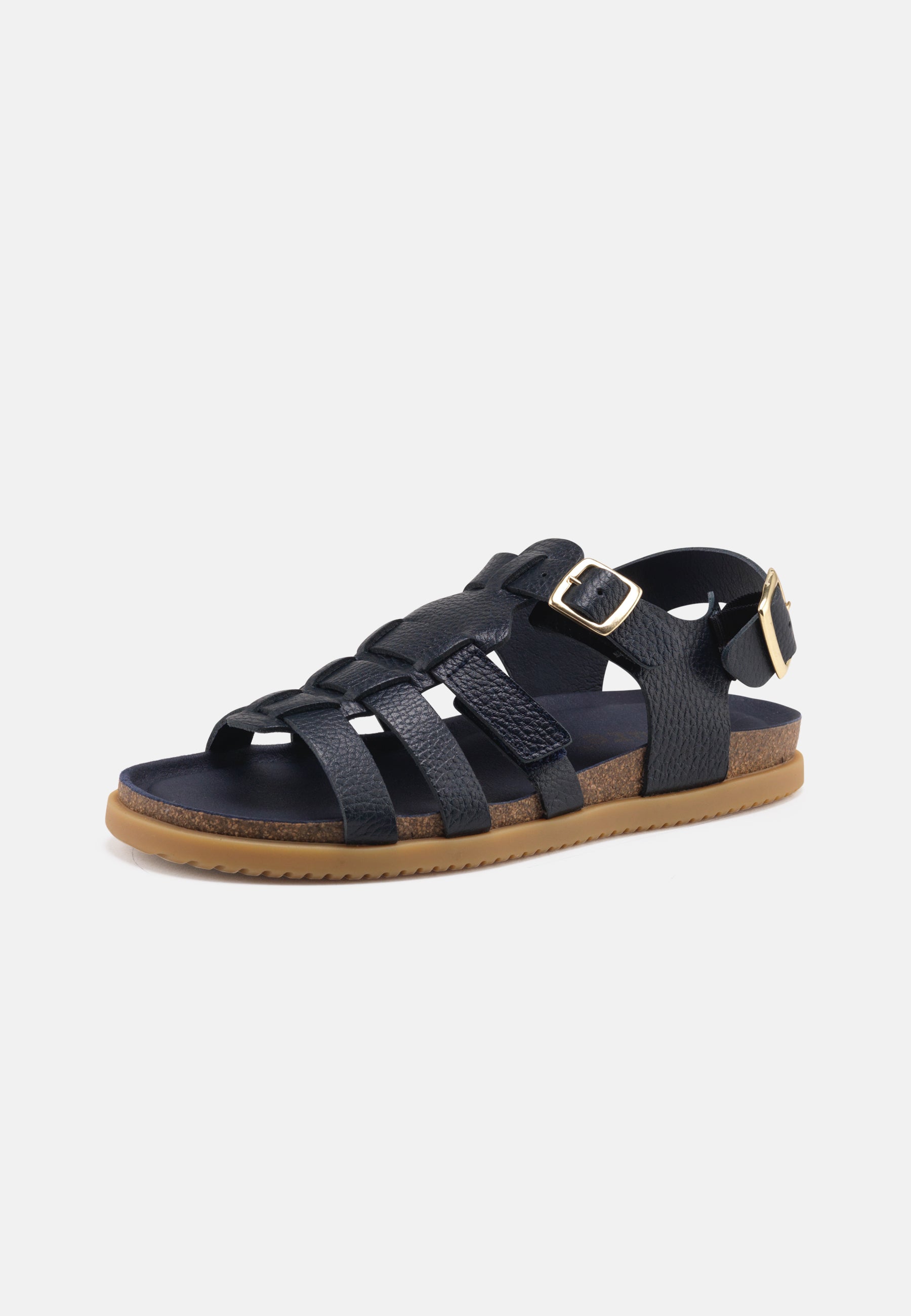 Nature Footwear Mette Sandal Leather Sandal 004 Navy