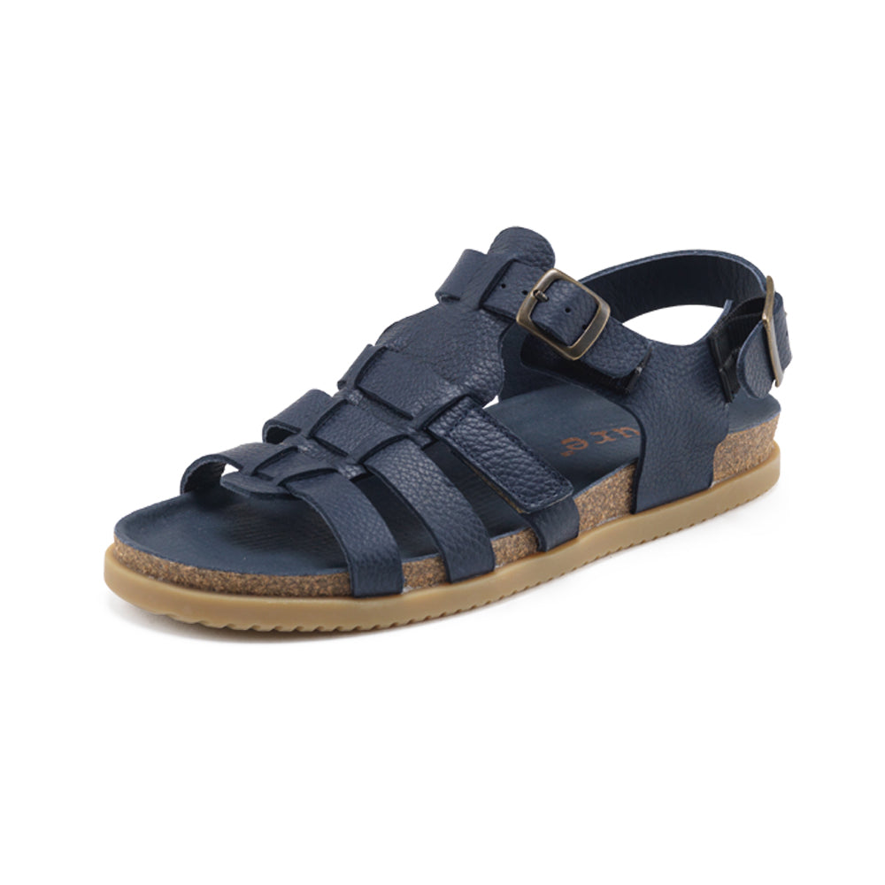 Nature Footwear Mette Sandal Leather Sandal 004 Navy