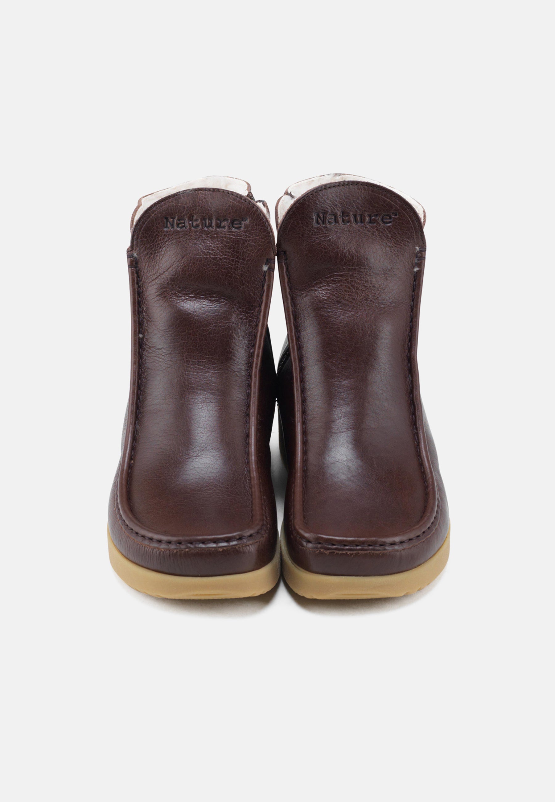 Nature Footwear Nanna Varmforet Støvle Leather Boot 018 Coffee