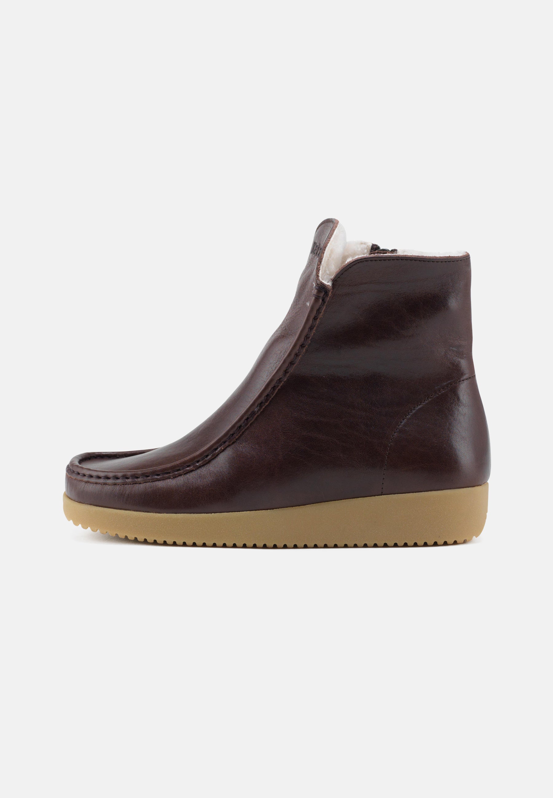 Nature Footwear Nanna Varmforet Støvle Leather Boot 018 Coffee