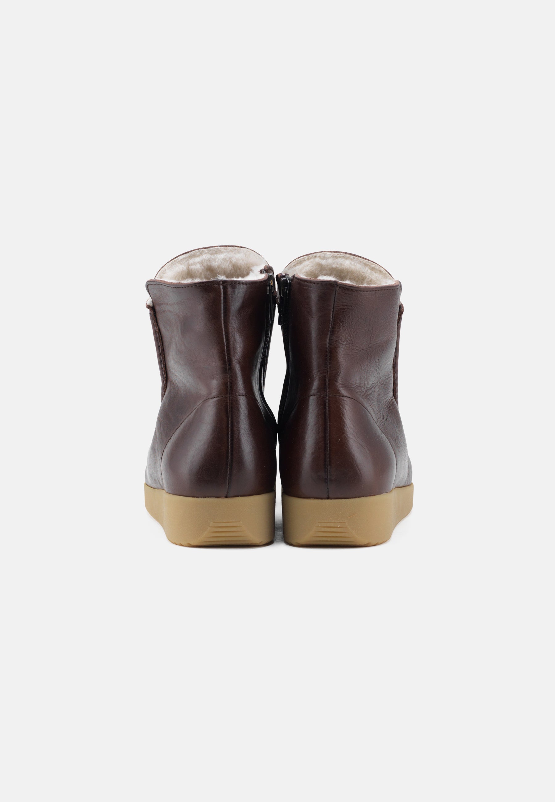 Nature Footwear Nanna Varmforet Støvle Leather Boot 018 Coffee
