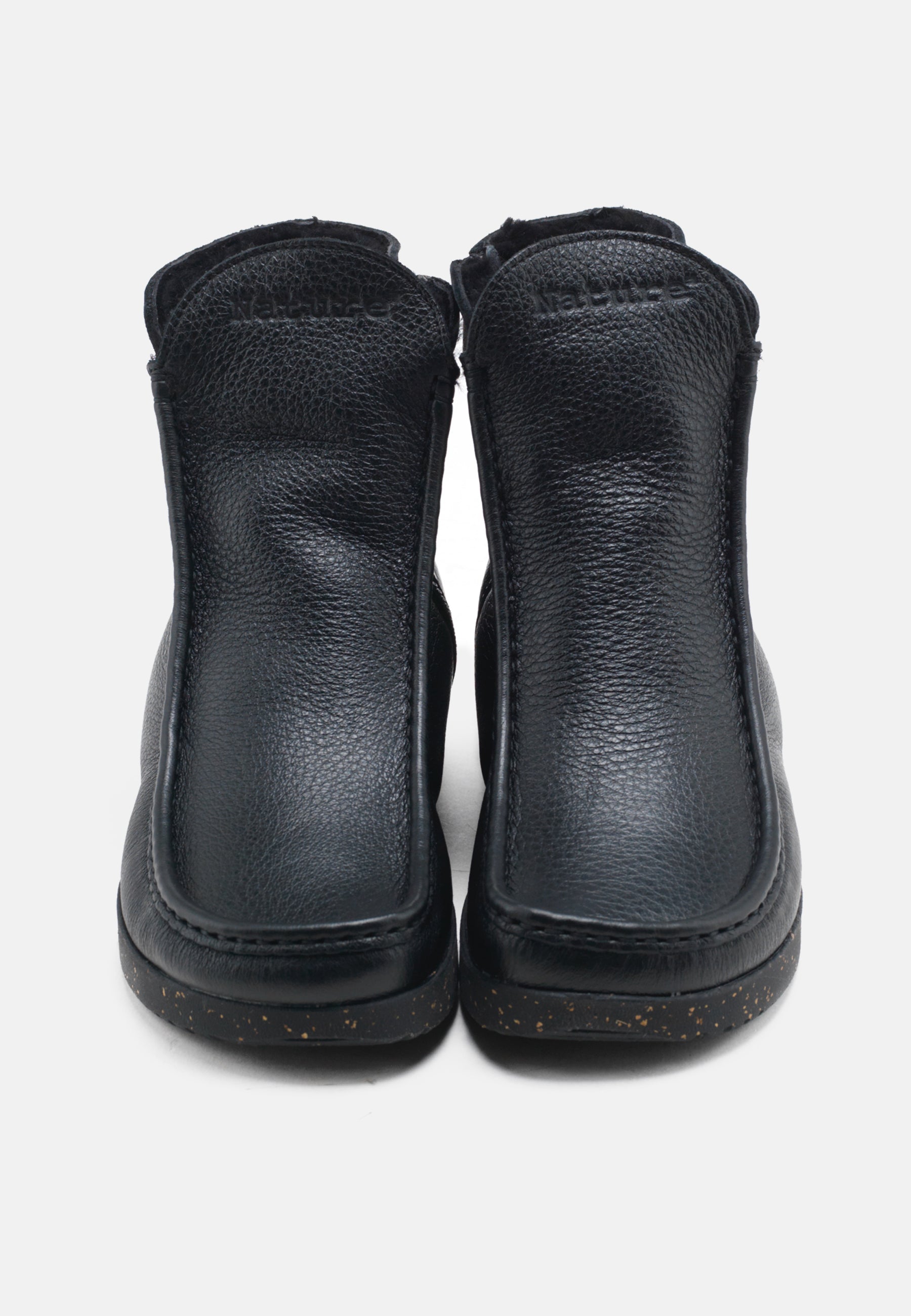 Nature Footwear Nanna Varmforet Støvle Leather Warm linned Boot 002 Black